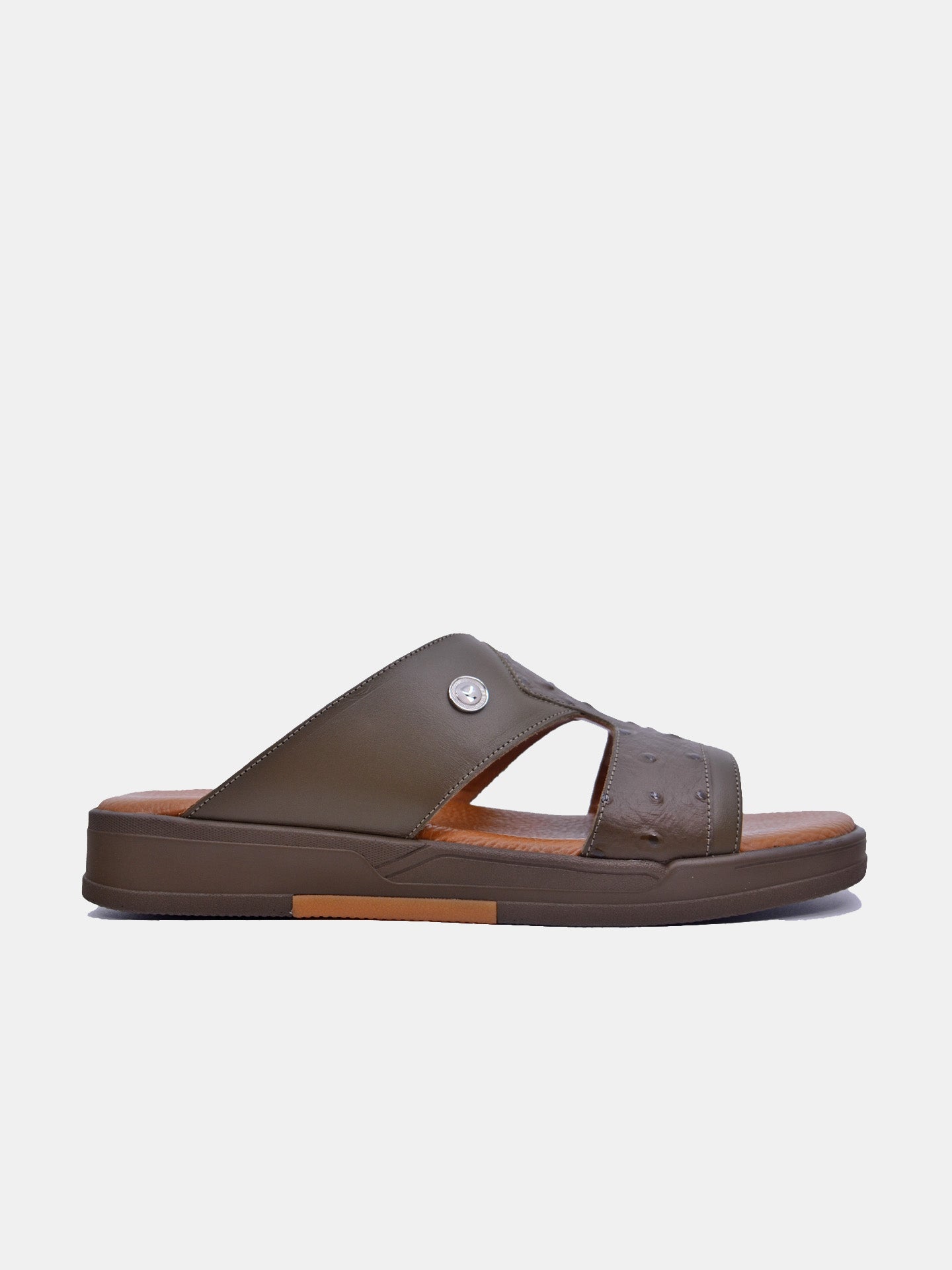 Barjeel Uno VTKB-03 Men's Arabic Sandals #color_Brown