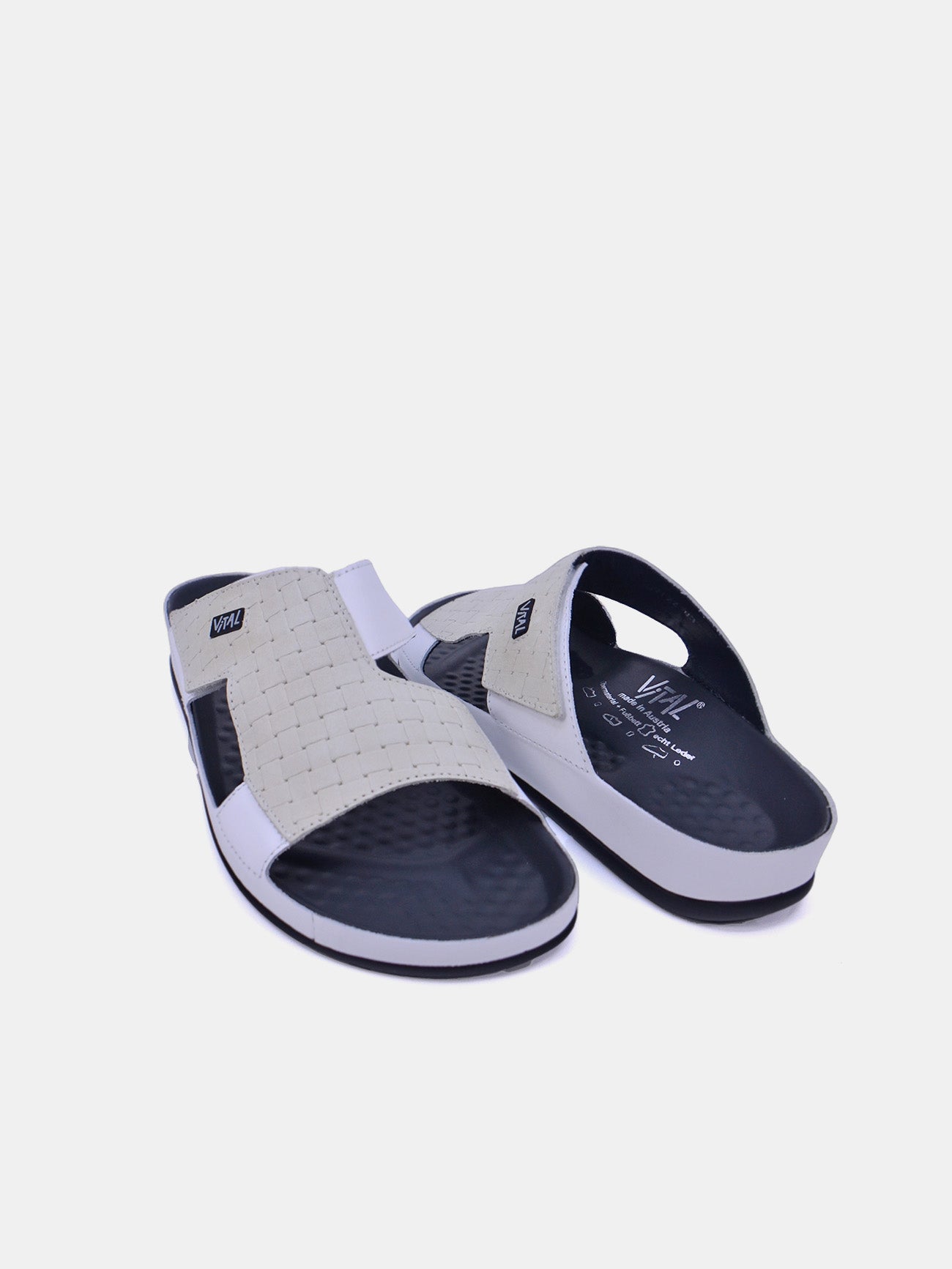 Vital 09122S Men's Sandals #color_White