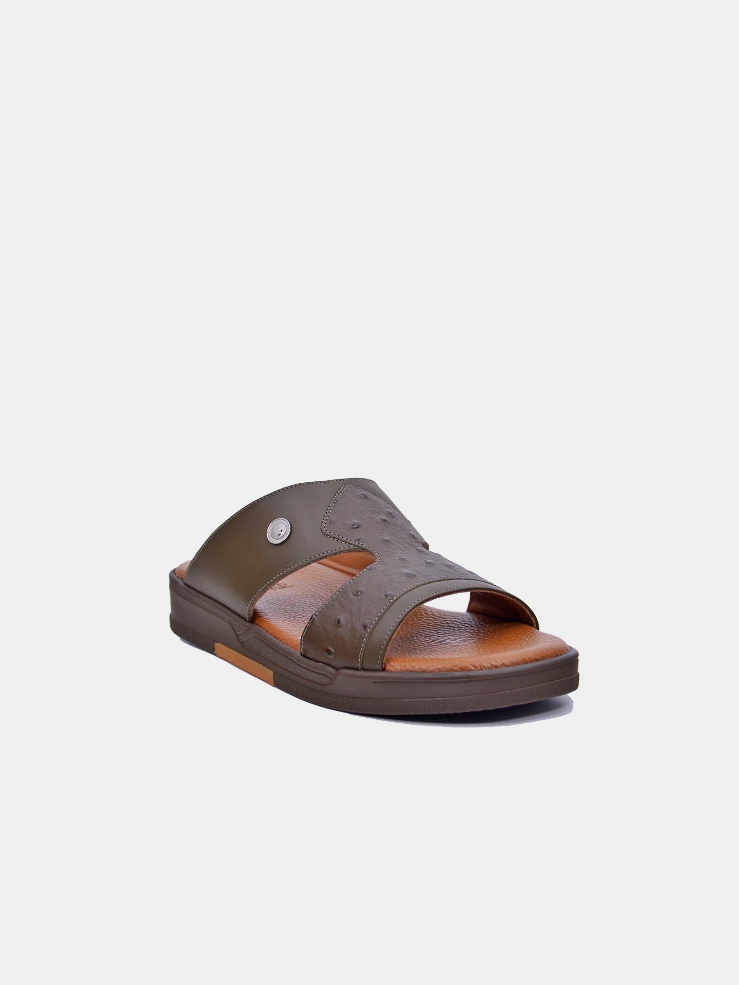 Barjeel Uno VTKB-03 Men's Arabic Sandals #color_Brown