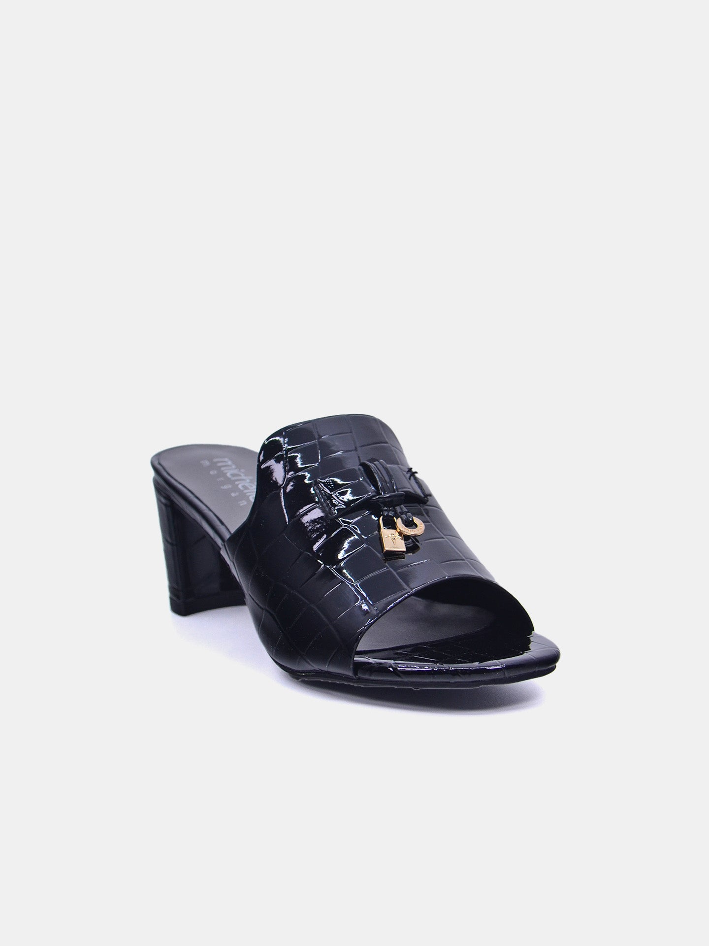 Michelle Morgan 213RC192 Women's Heeled Sandals #color_Black