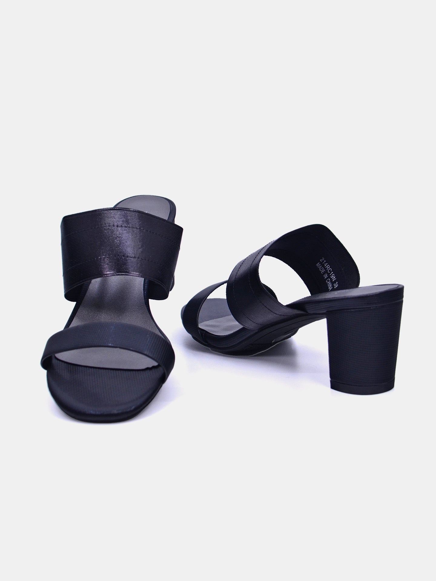 Michelle Morgan 214RC19N Women's Heeled Sandals #color_Black
