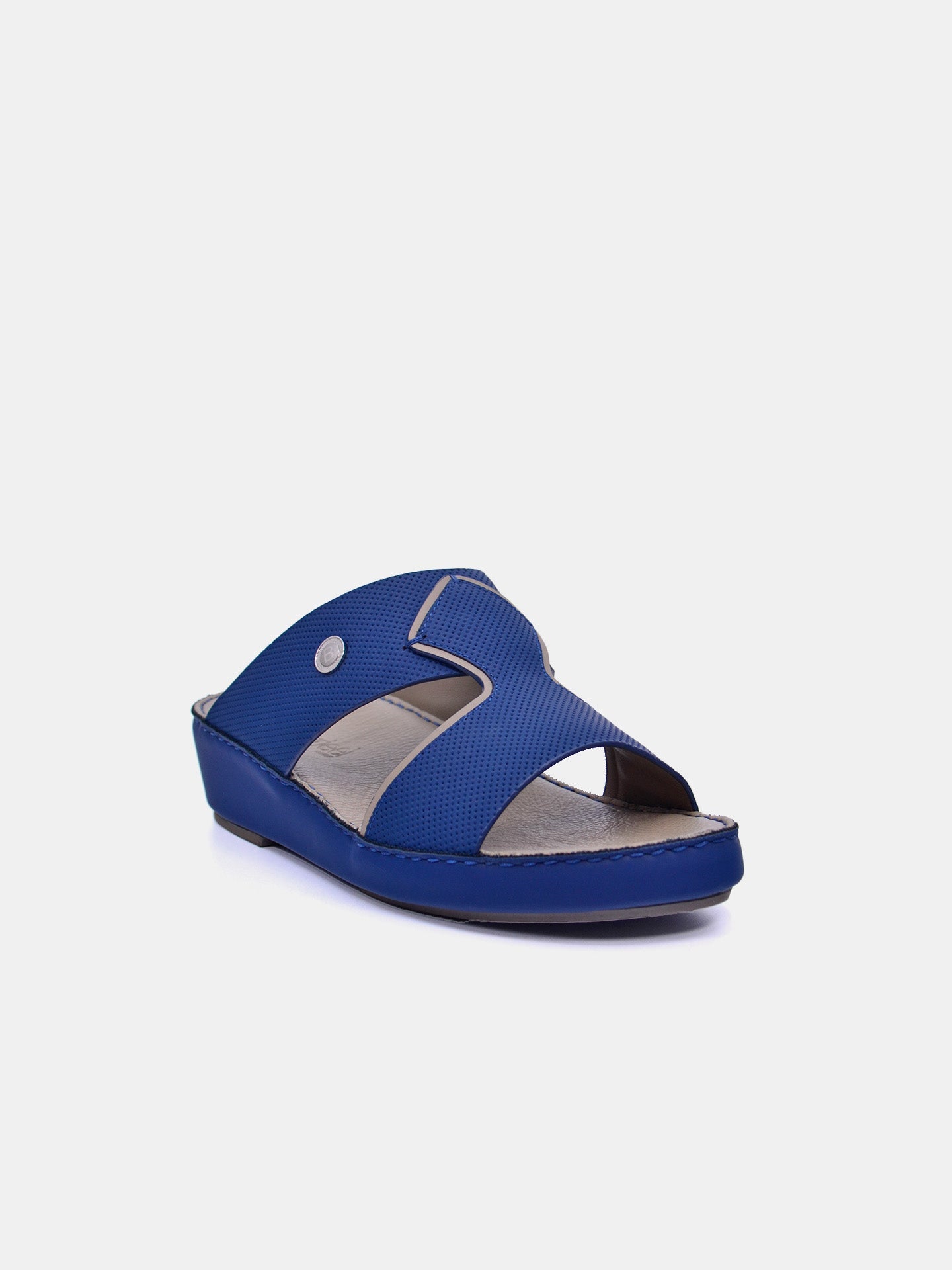 Barjeel Uno BSP1-51 Men's Arabic Sandals #color_Blue