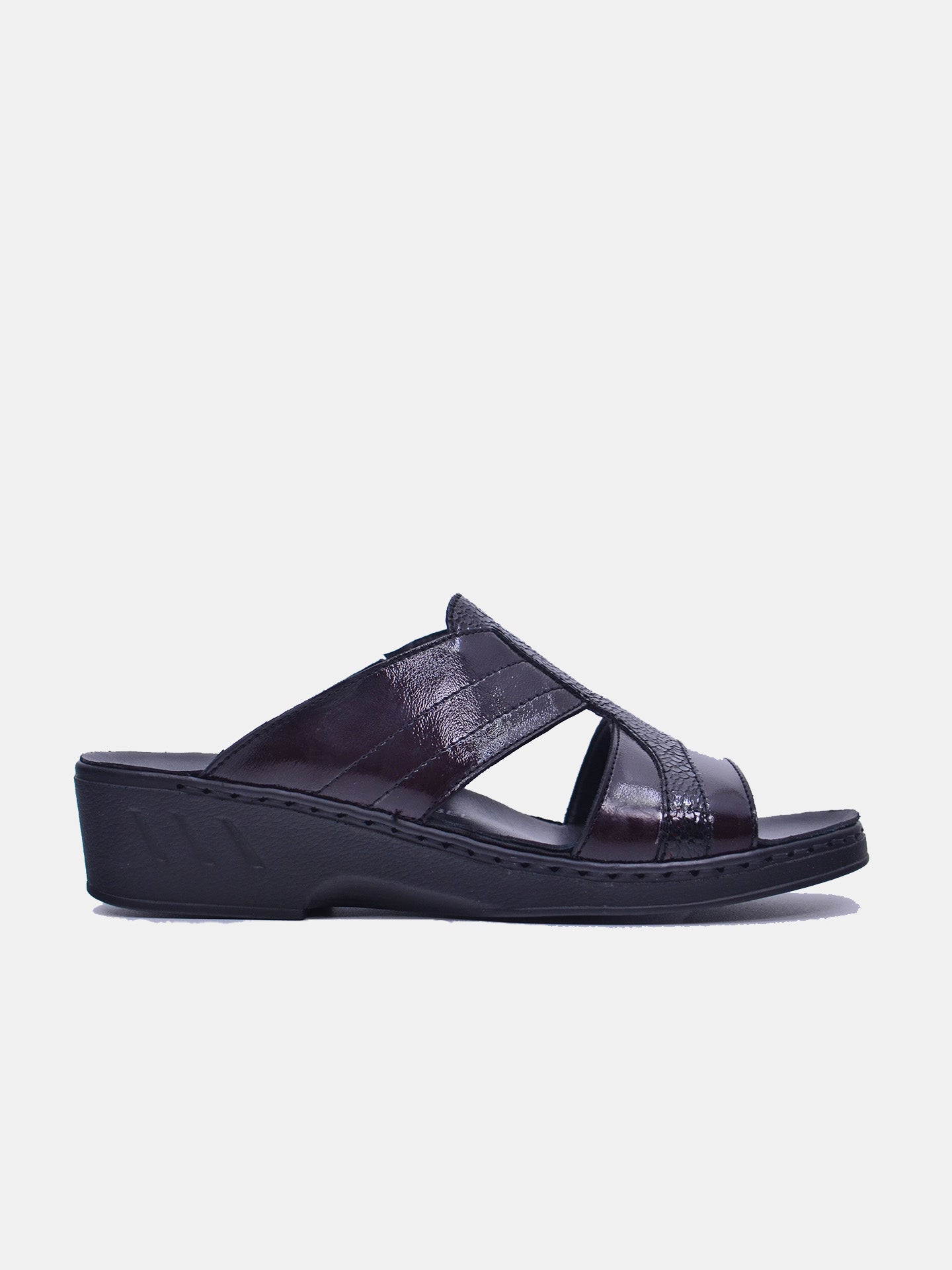 Josef Seibel 08821 Women's Flat Sandals #color_Maroon