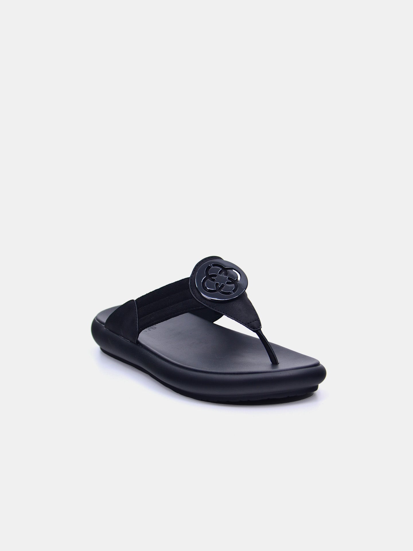 Michelle Morgan 114RC71H Women's Flat Sandals #color_Black