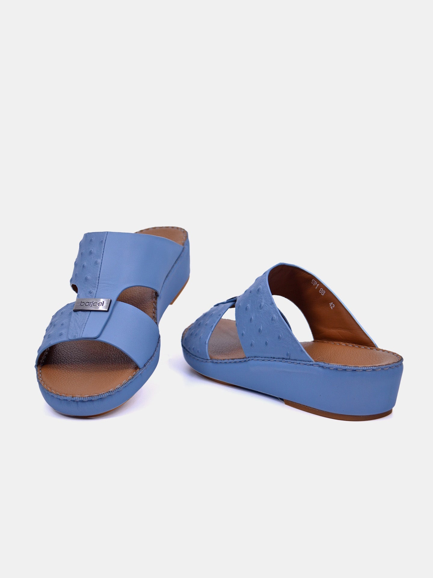 Barjeel Uno SP-188 Men's Arabic Sandals #color_Blue