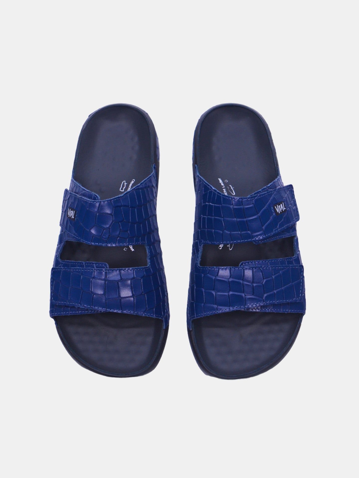 Vital 85105AS Men's Slider Sandals #color_Blue