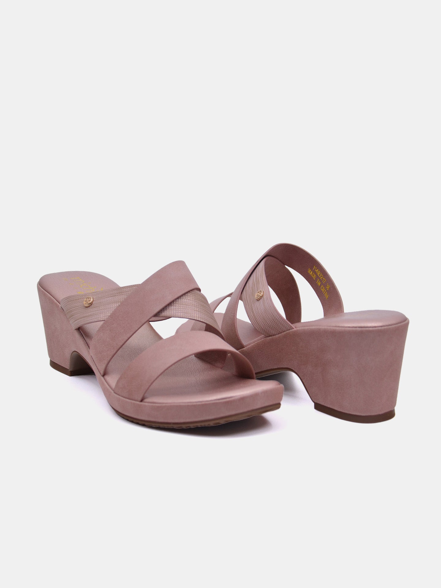 Michelle Morgan 114RJ217 Women's Heeled Sandals #color_Gold