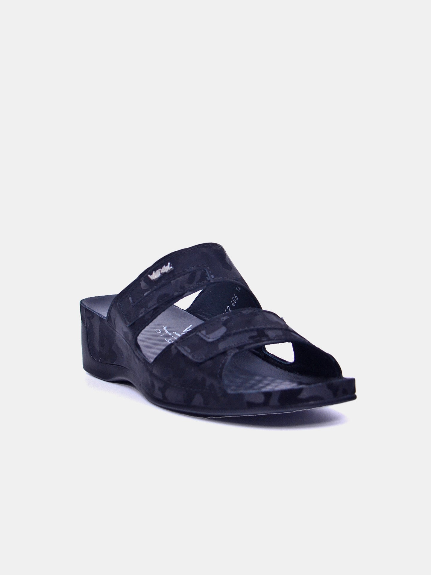 Vital 08062AS Women's Slider Sandals #color_Black