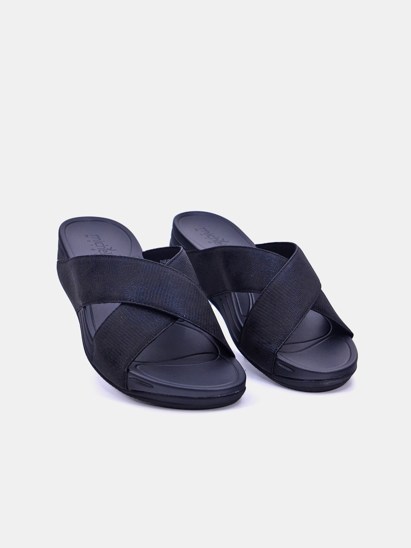 Michelle Morgan 214RJ921 Women's Sandals #color_Black