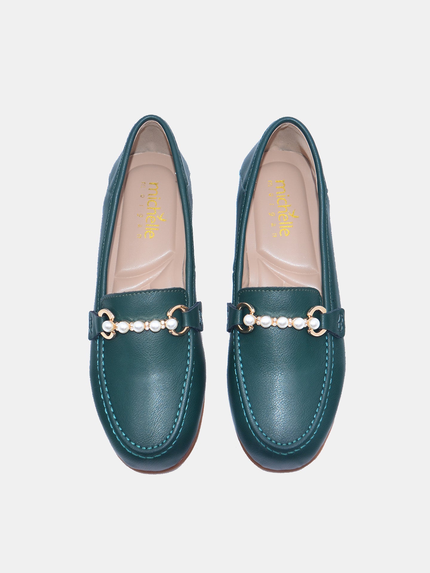 Michelle Morgan 219RC606 Women's Flat Sandals #color_Green