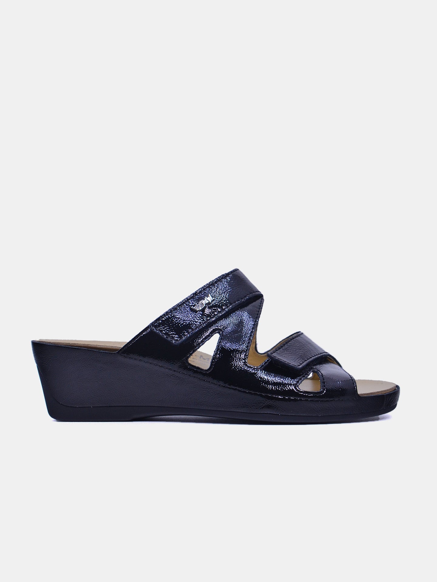 Vital 4103AS Women's Slider Sandals #color_Black