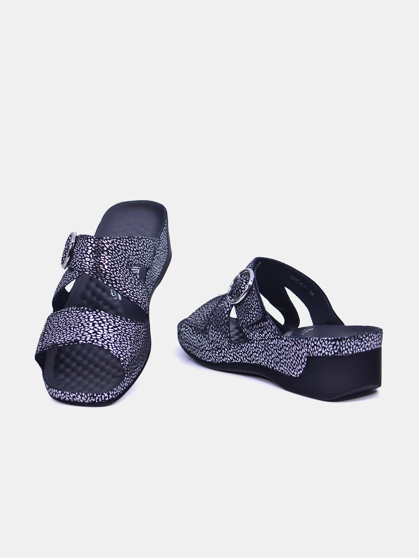 Vital 08061AS Women's Slider Sandals #color_Black