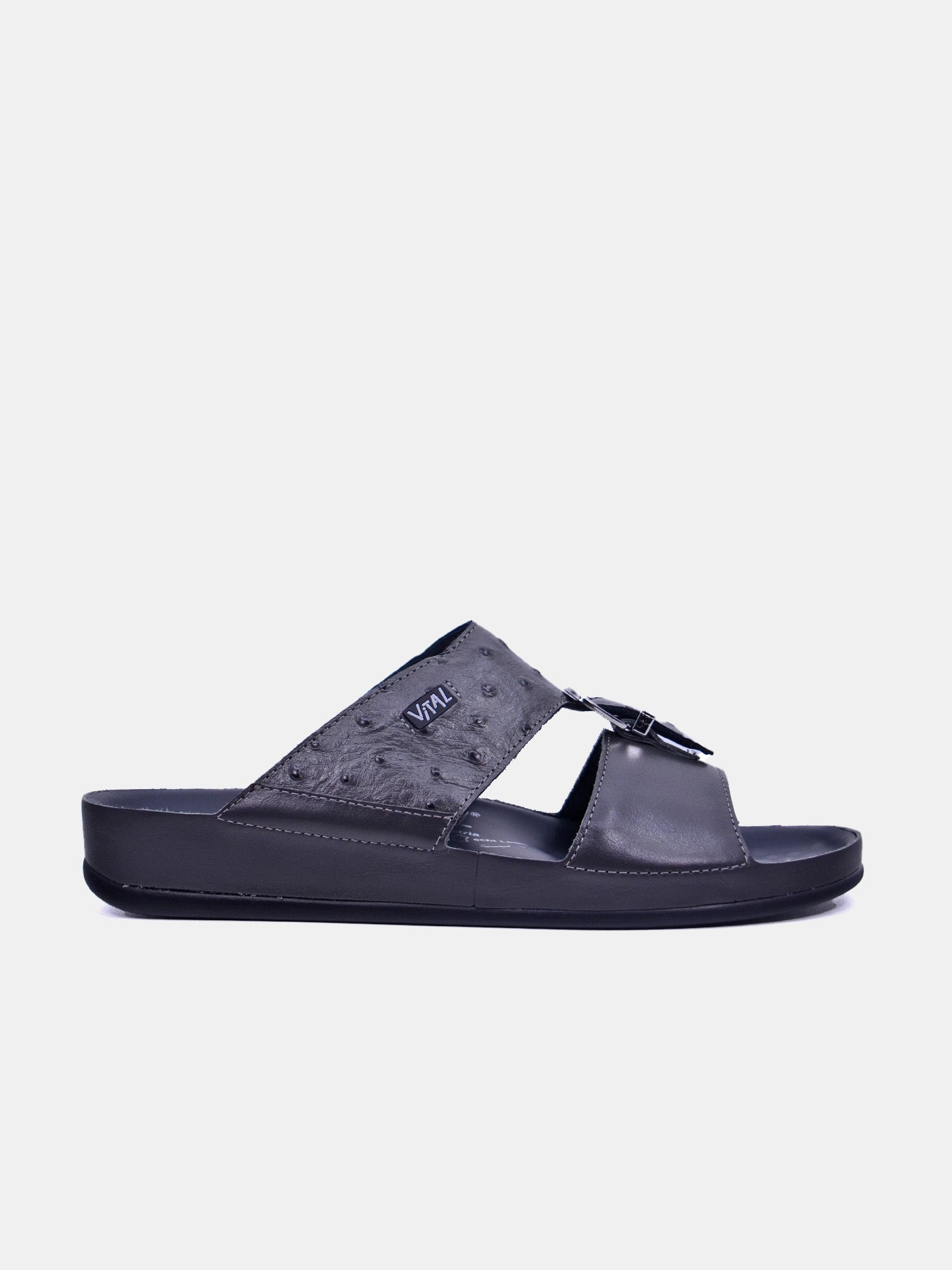 Vital 09111S Men's Slider Sandals #color_Grey