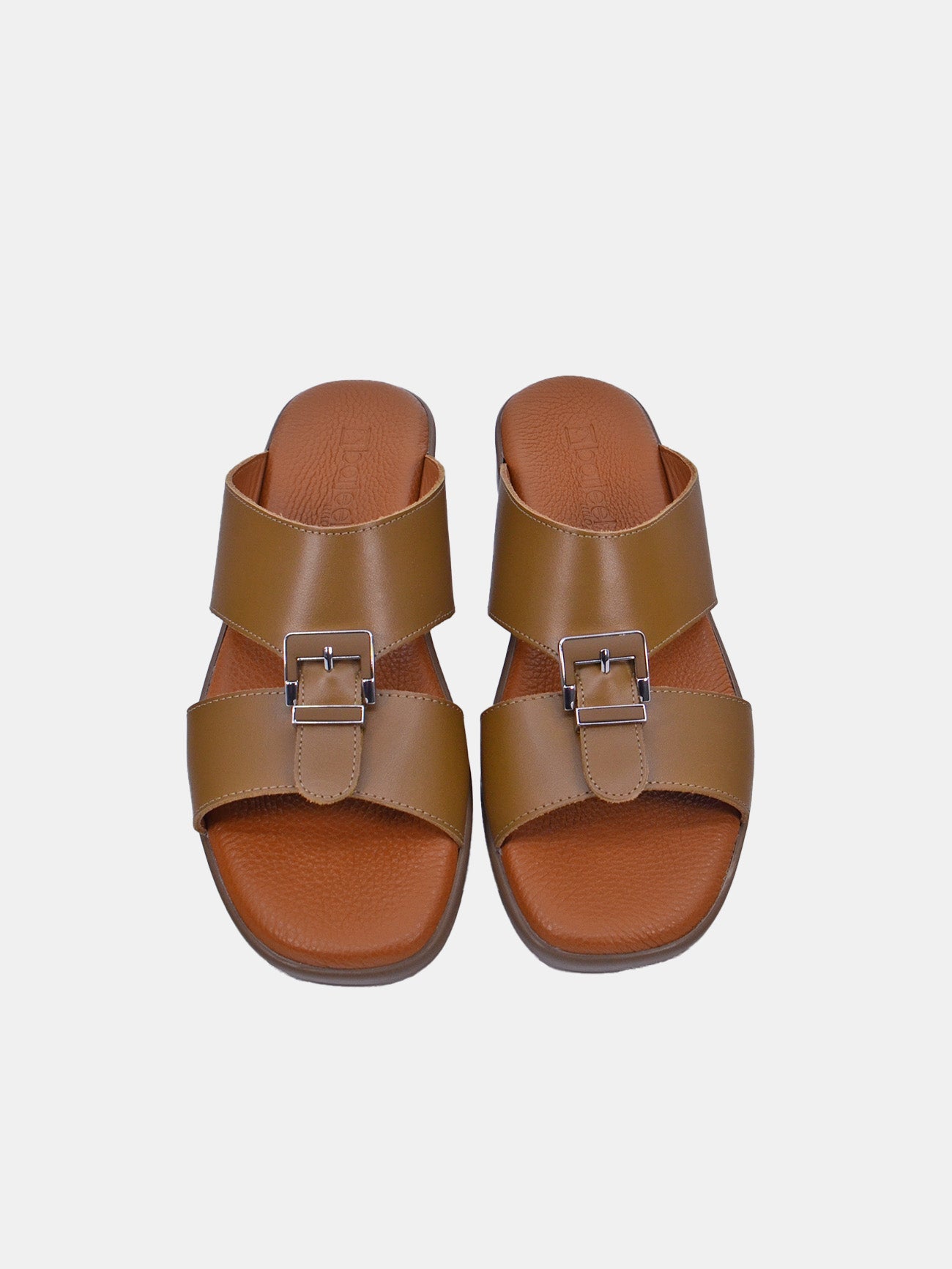 Barjeel Uno BGT-01 Men's Arabic Sandals #color_Brown