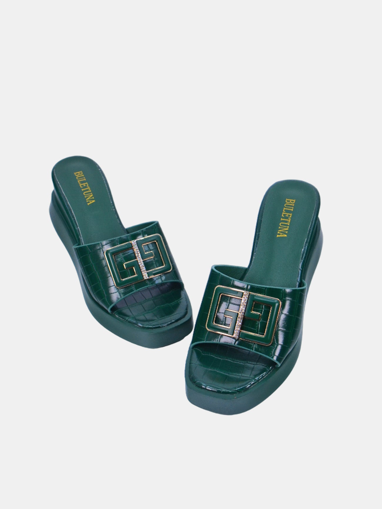 Buletuna YZ629 Women's Sandals #color_Green