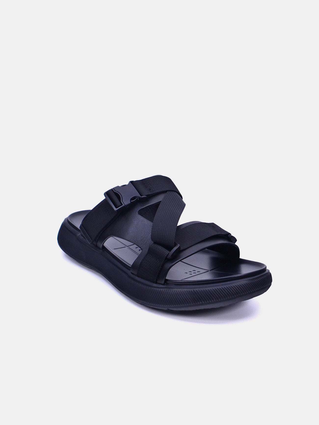 Barjeel Uno 9182-13 Men's Sandals #color_Black