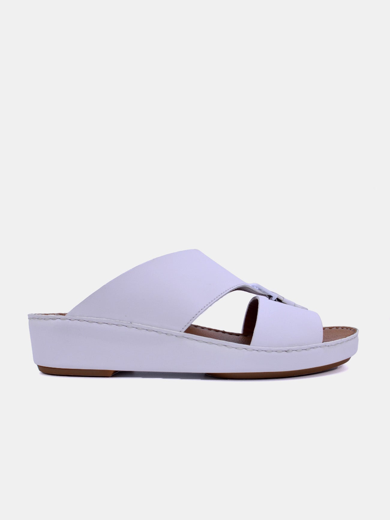 Flamingo FS-1-95 Men's Arabic Sandals #color_White