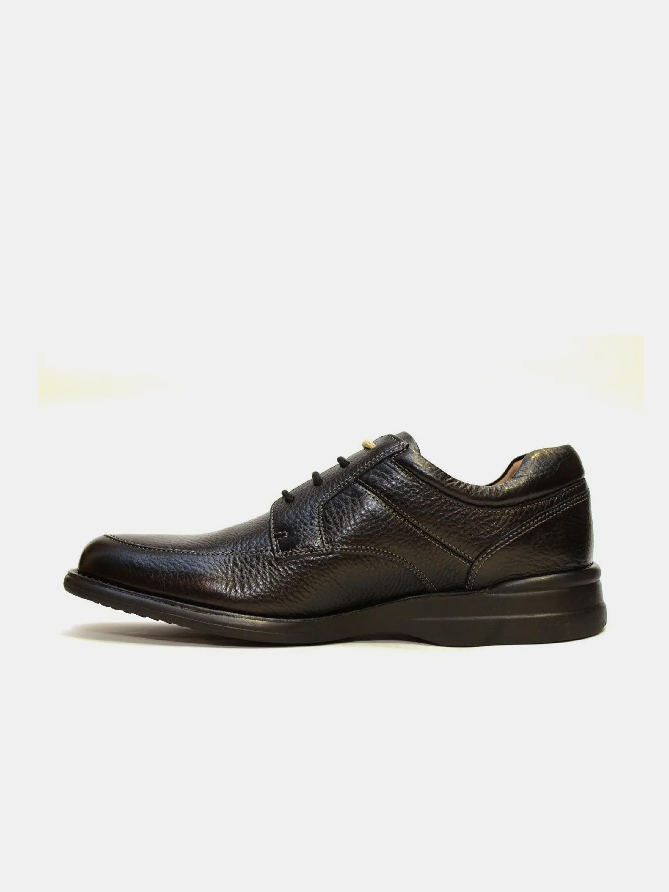Democrata Men's Smart Comfort Casual Shoes #color_Black