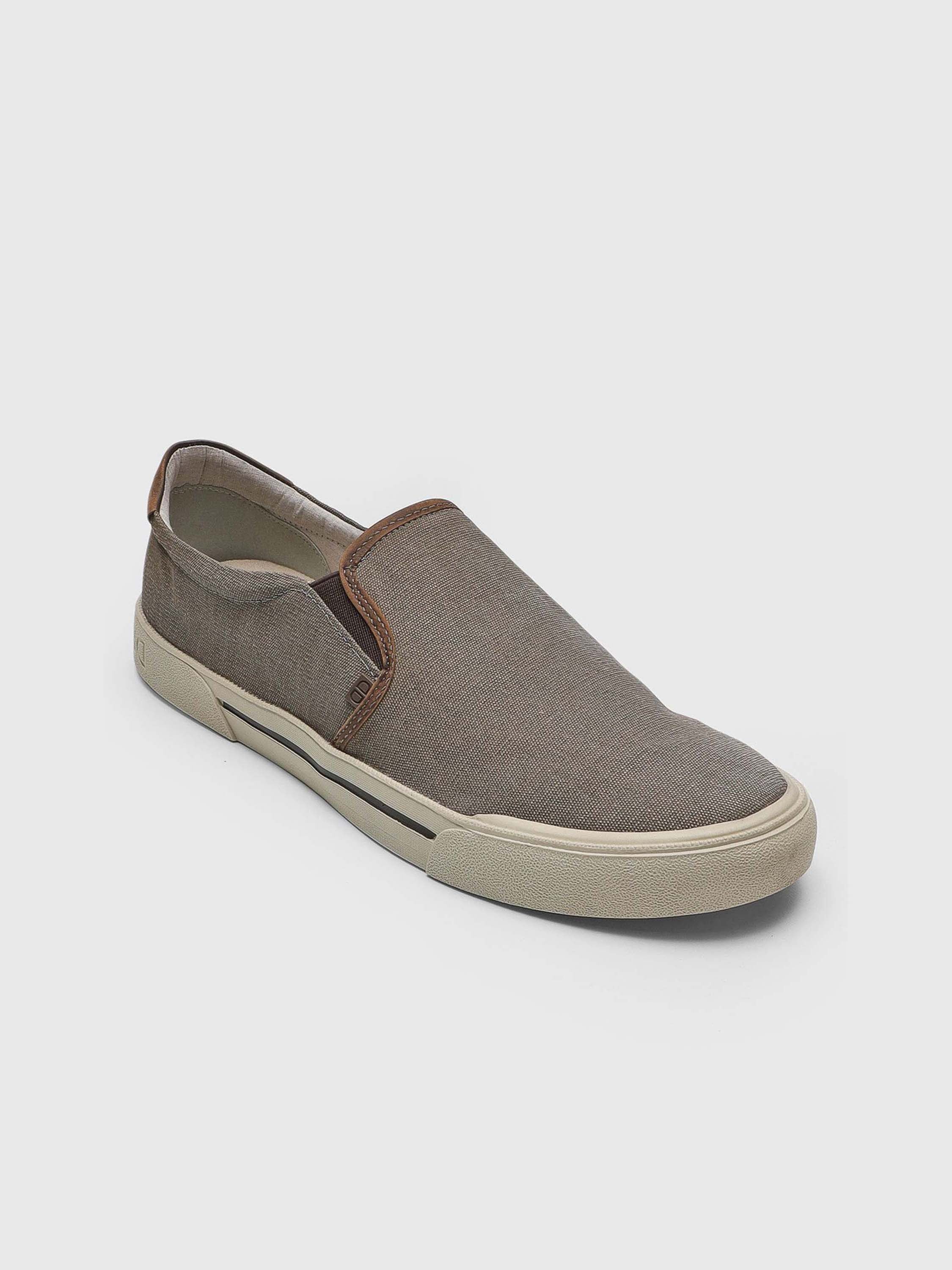 Democrata Blow Men's Casual Slip On Shoes #color_Grey