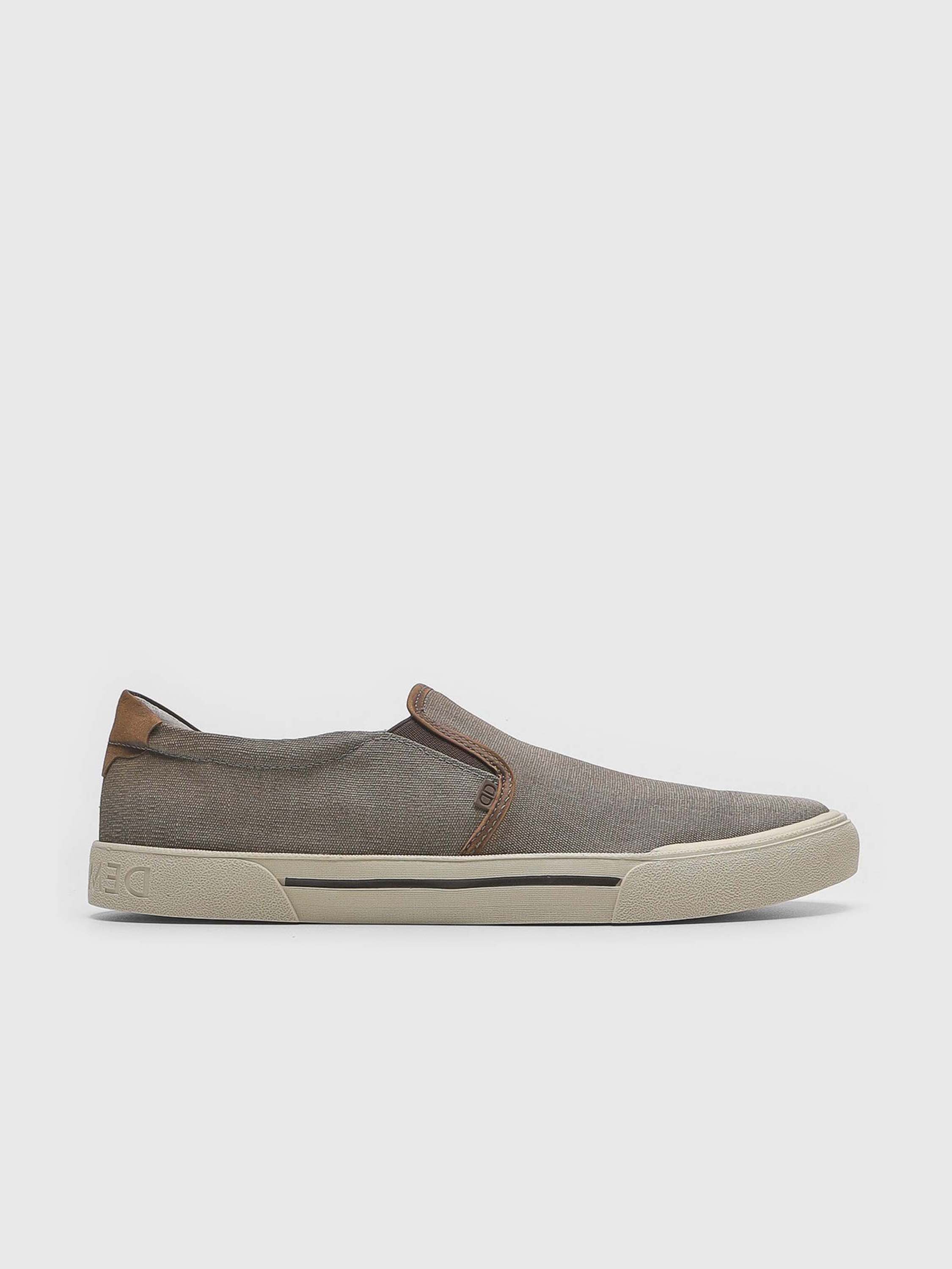 Democrata Blow Men's Casual Slip On Shoes #color_Grey