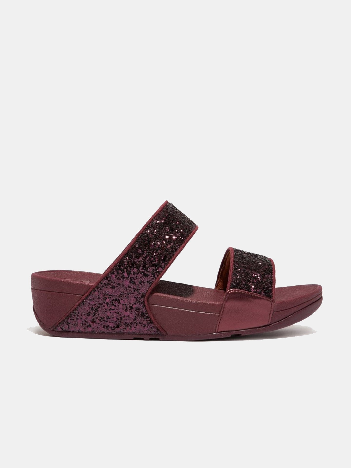 Fitflop Women's Lulu Glitter Slides #color_Purple