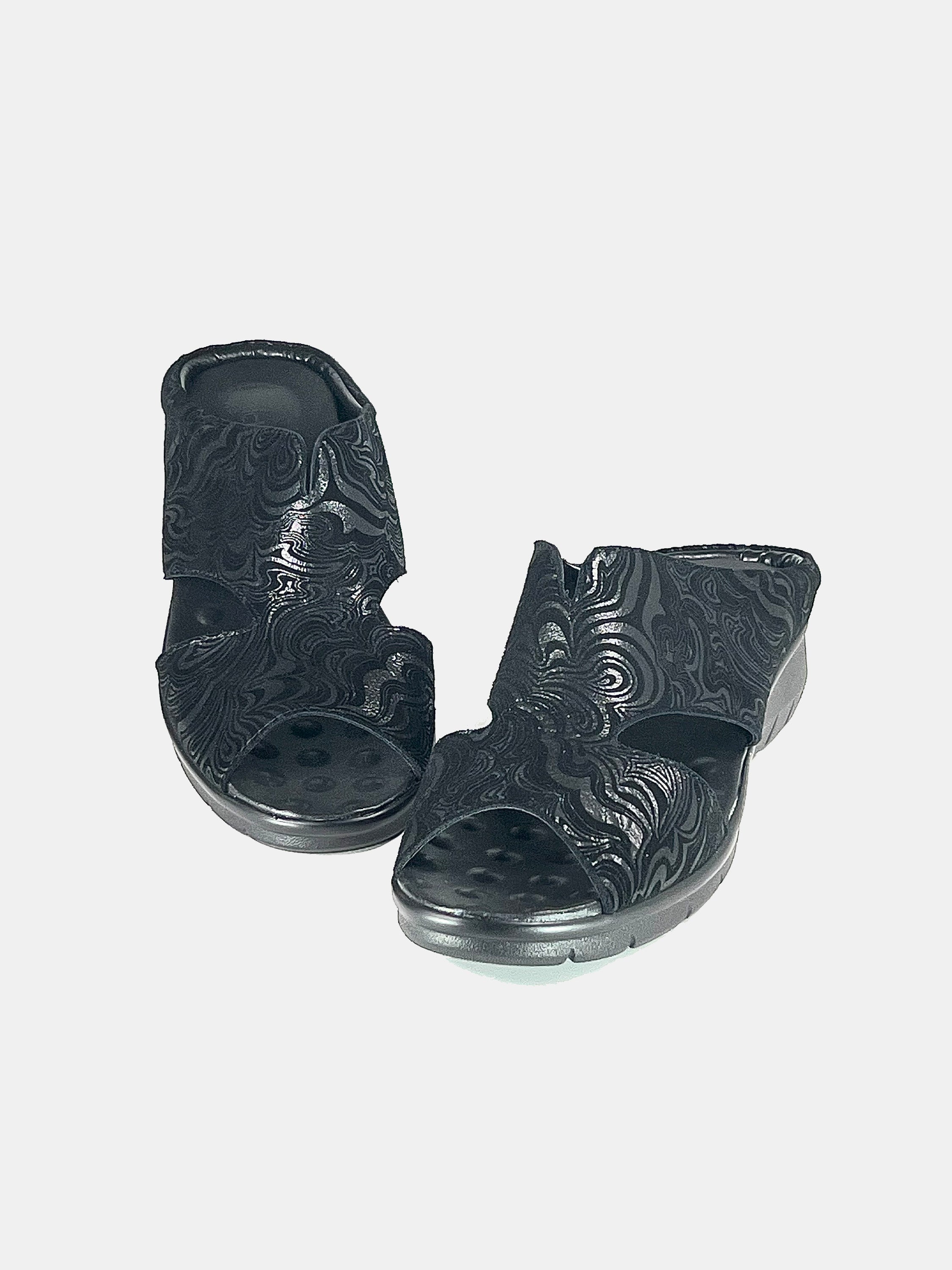 Michelle Morgan 18397-A15 Women's Flat Sandals #color_Black