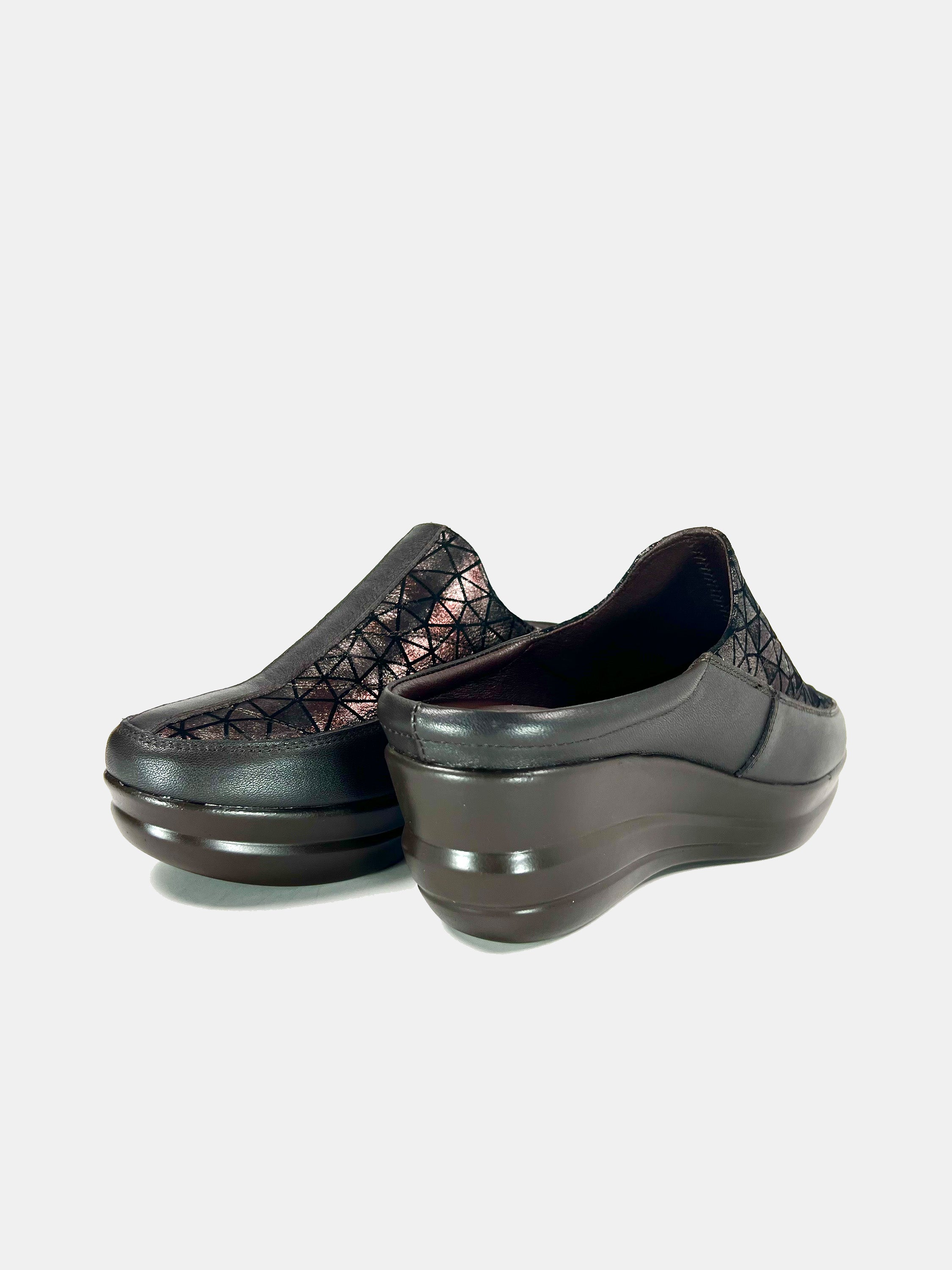 Michelle Morgan 19009-B1 Women's Mule Shoes #color_Brown