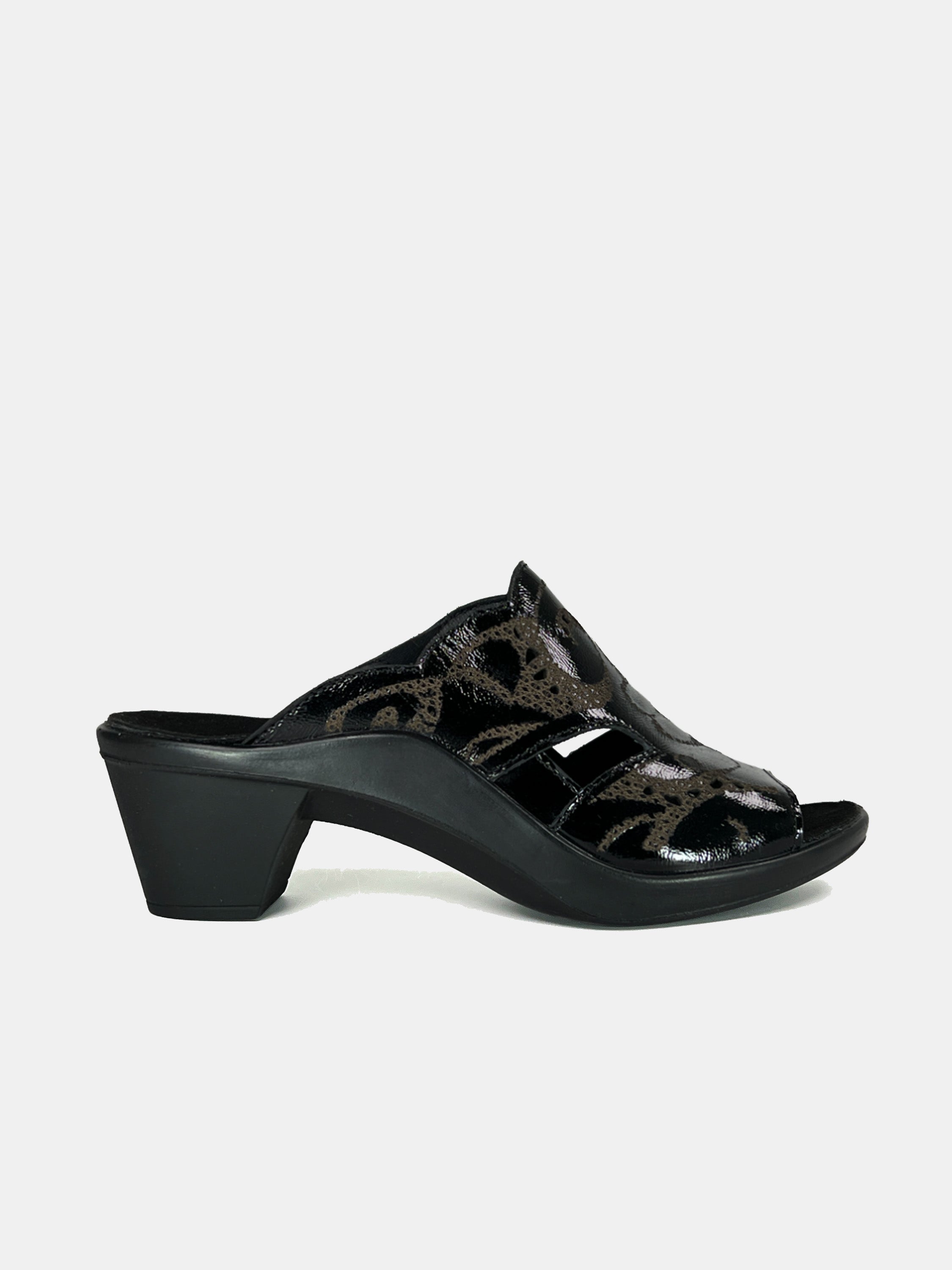 Romika 27150 Women's Heeled Sandals #color_Black