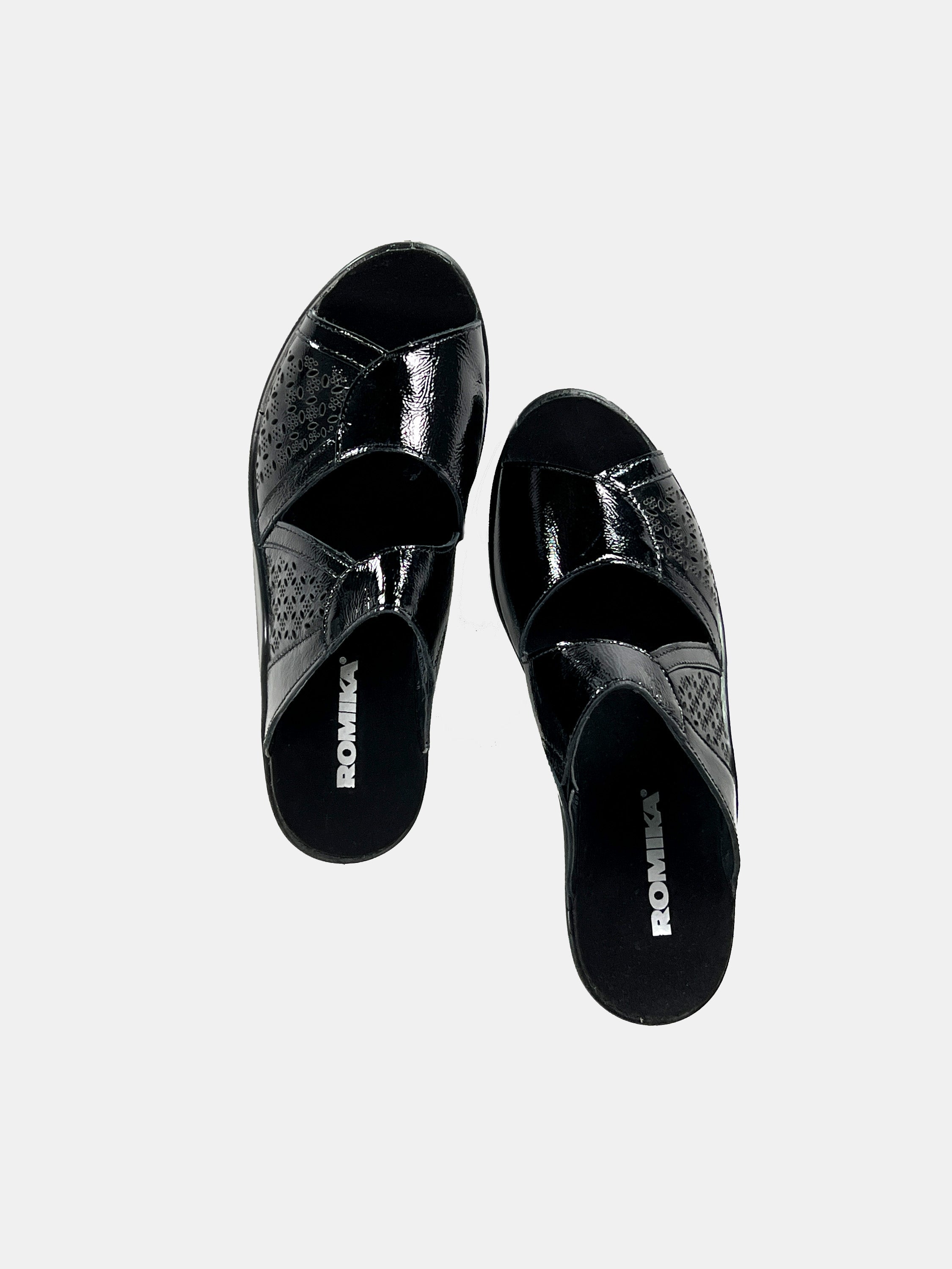 Romika 27146 Women's Mokassetta Sandals #color_Black