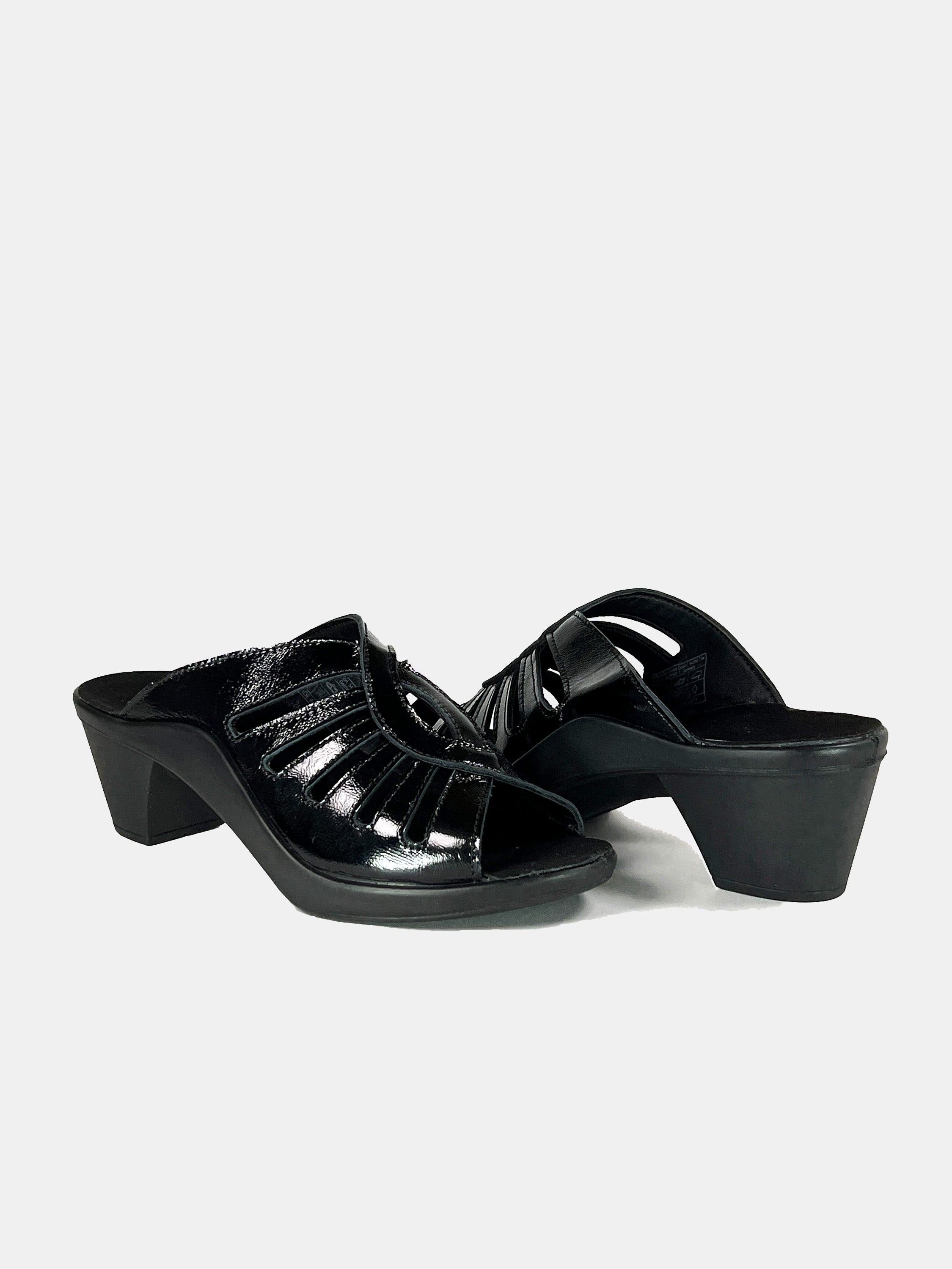 Romika 27029 Women's Heeled Sandals #color_Black