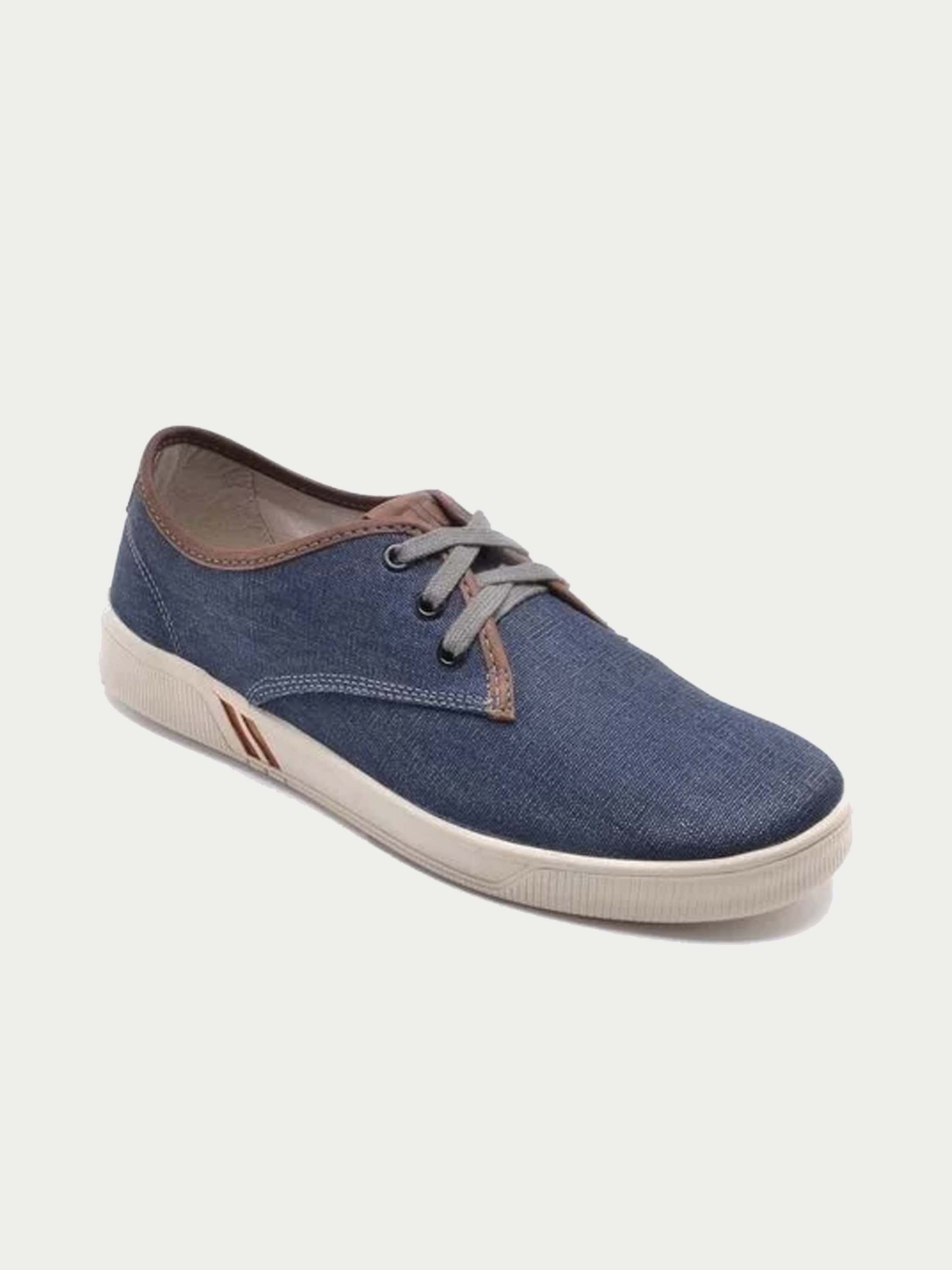 Democrata Skip Men's Lace Up Shoes #color_Blue
