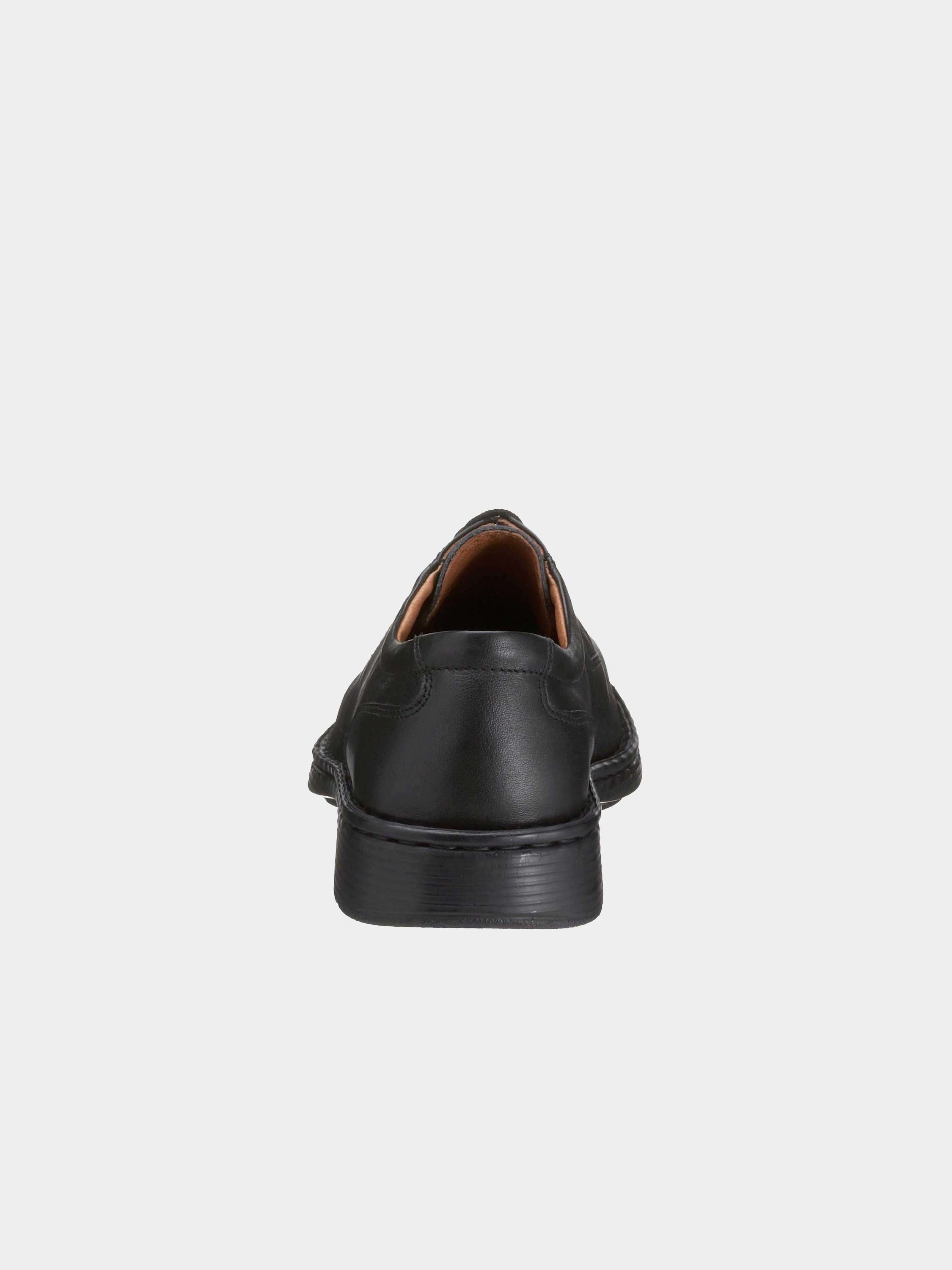 Josef Seibel 38010 Burgess Lace Up Formal Shoes #color_Black
