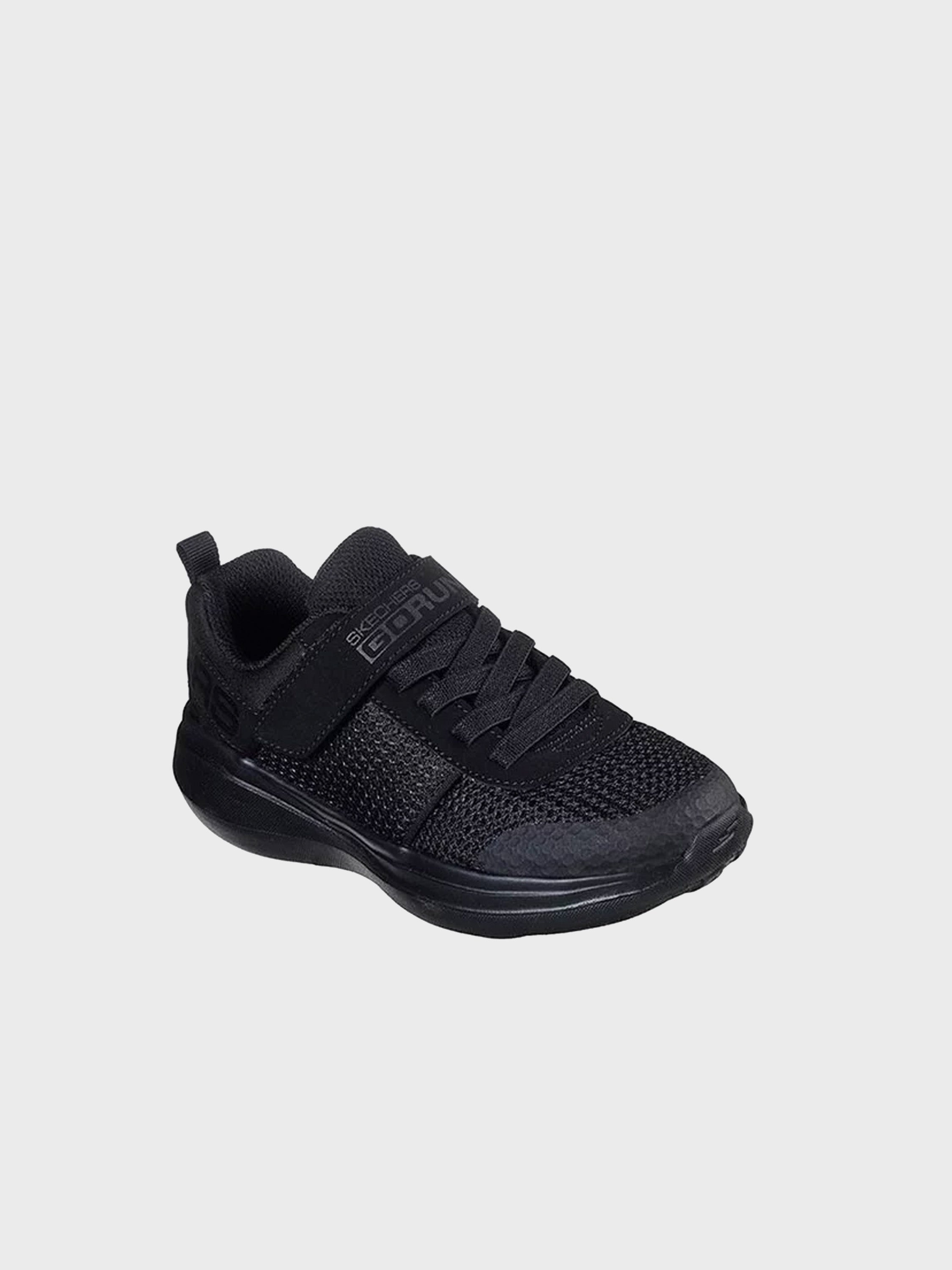 Skechers Boys GOrun Fast - Denzo Shoes #color_Black