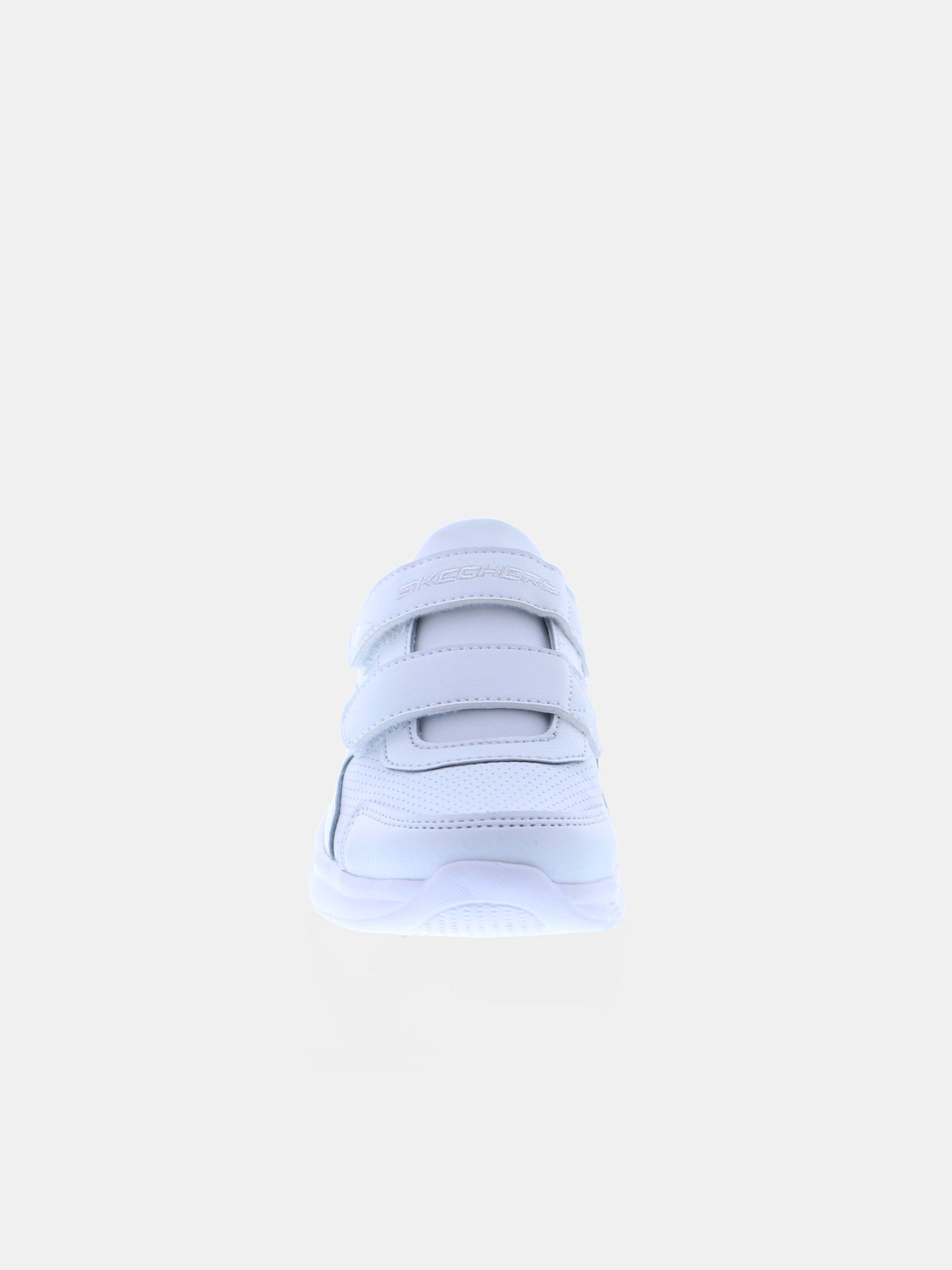 Skechers Comfy Flex School Shoes #color_White