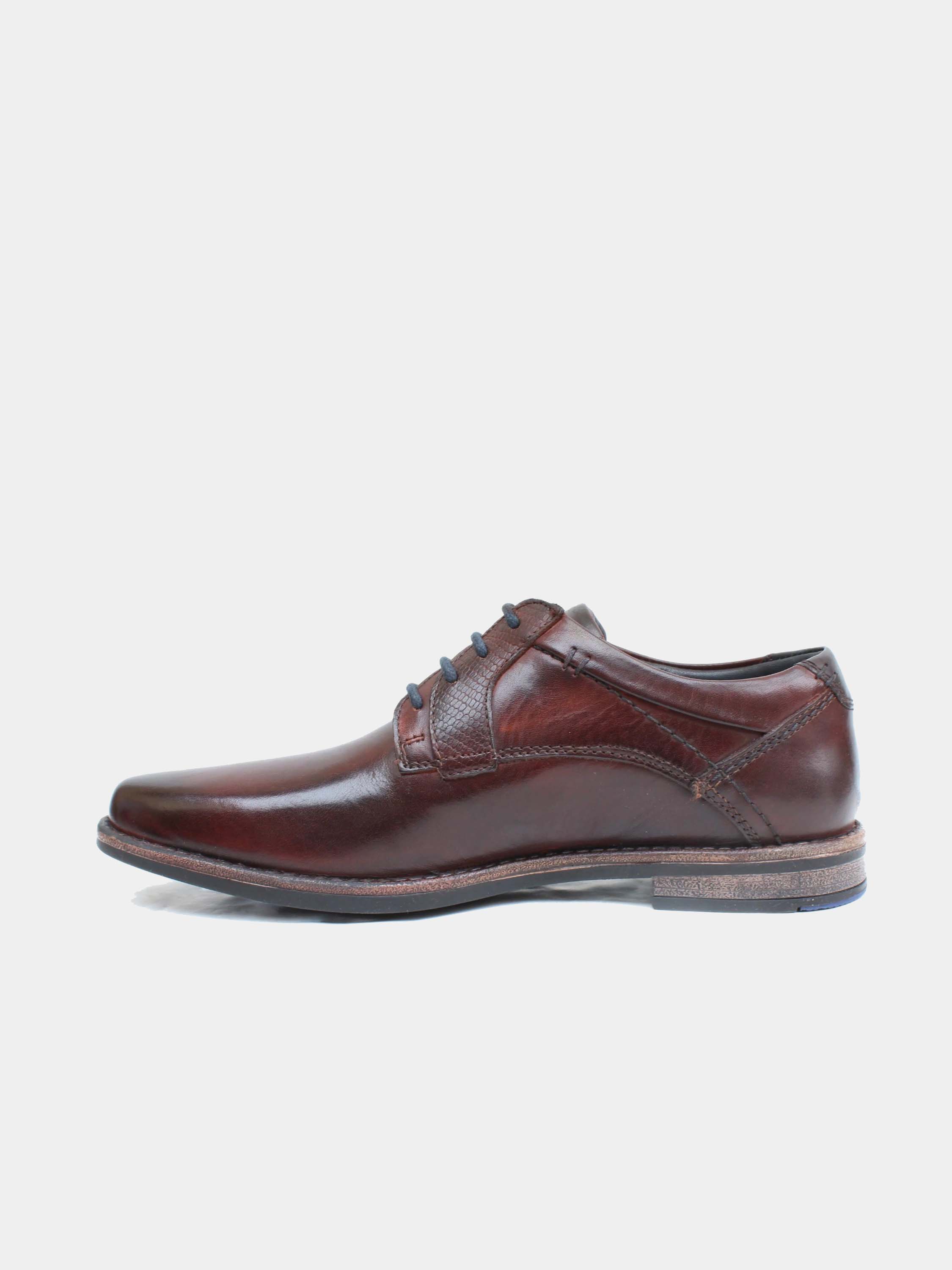 Josef Seibel 32821 Classic Brown Leather Shoes #color_Brown