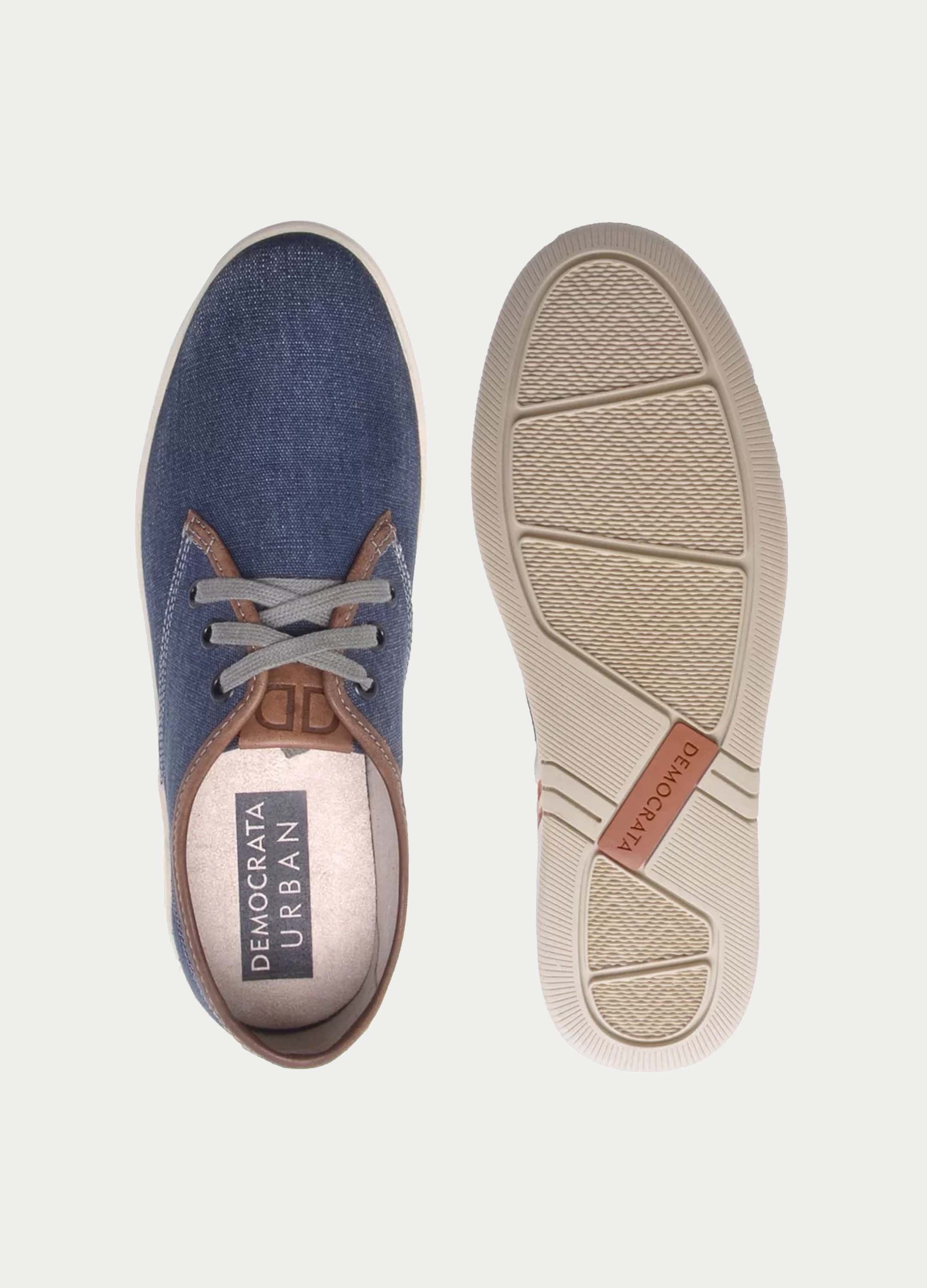 Democrata Skip Men's Lace Up Shoes #color_Blue