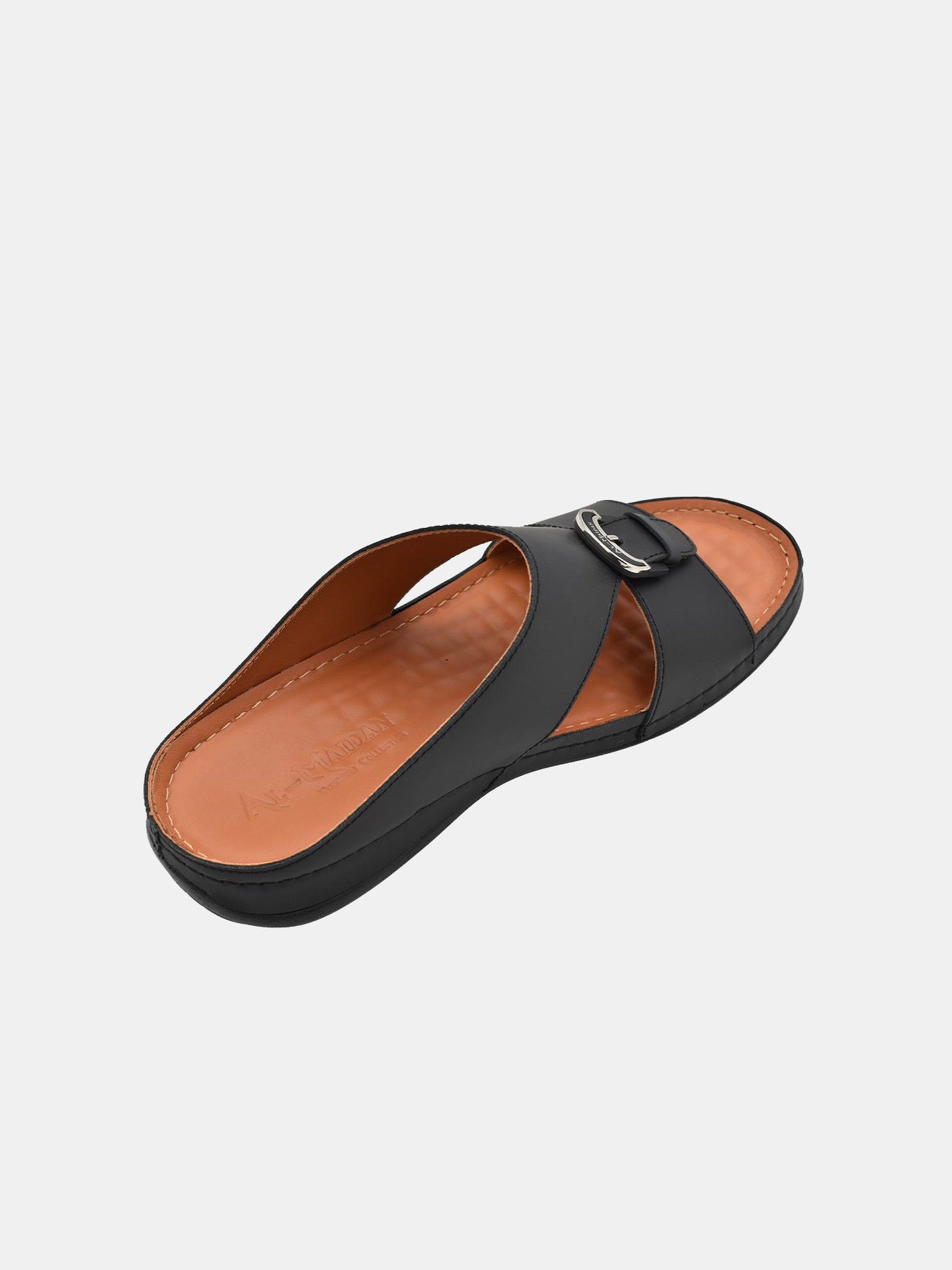 Al Maidan K-792 Men's Arabic Sandals #color_Black