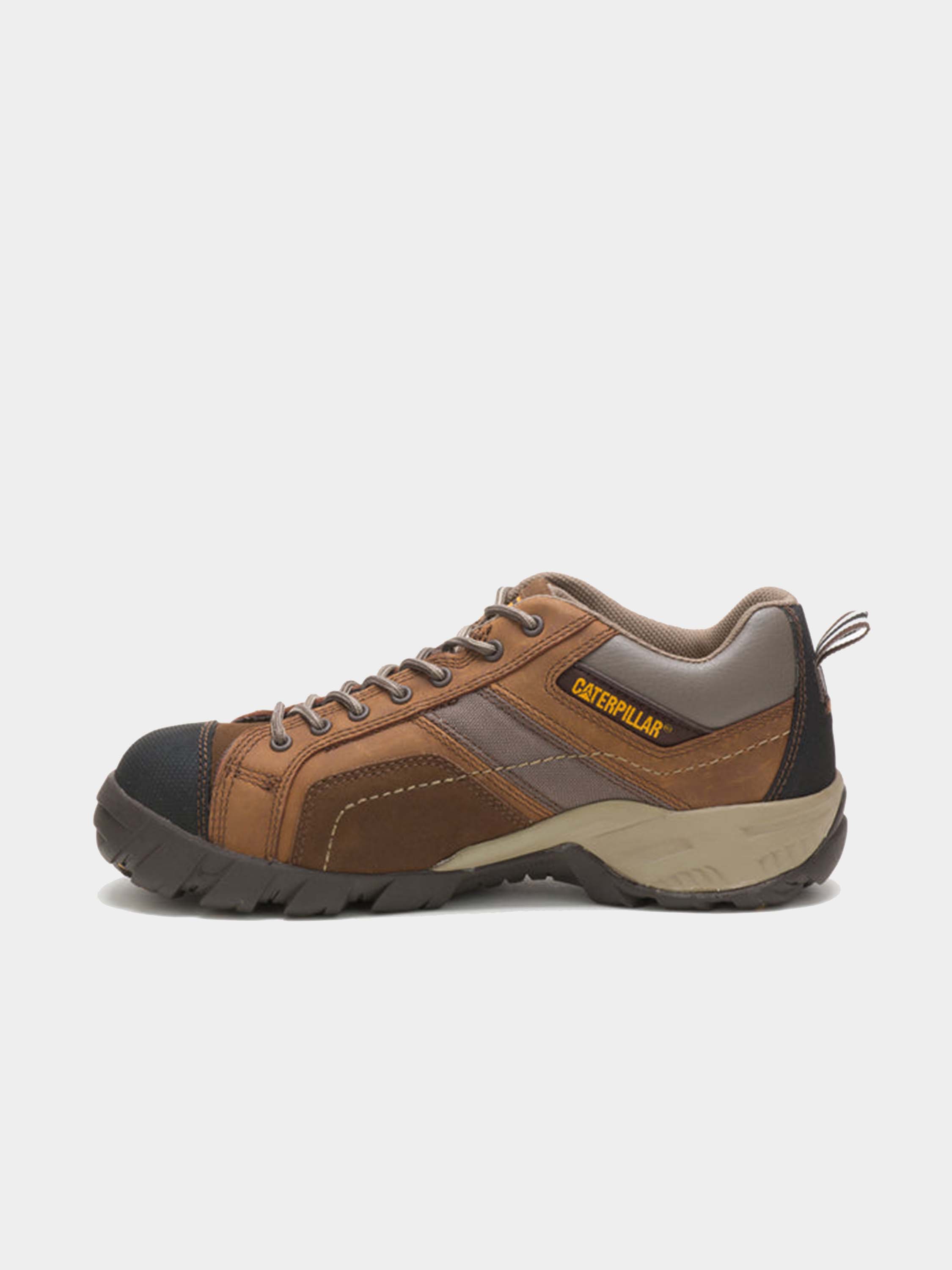 Caterpillar Mens Argon Composite Work Shoes #color_Brown