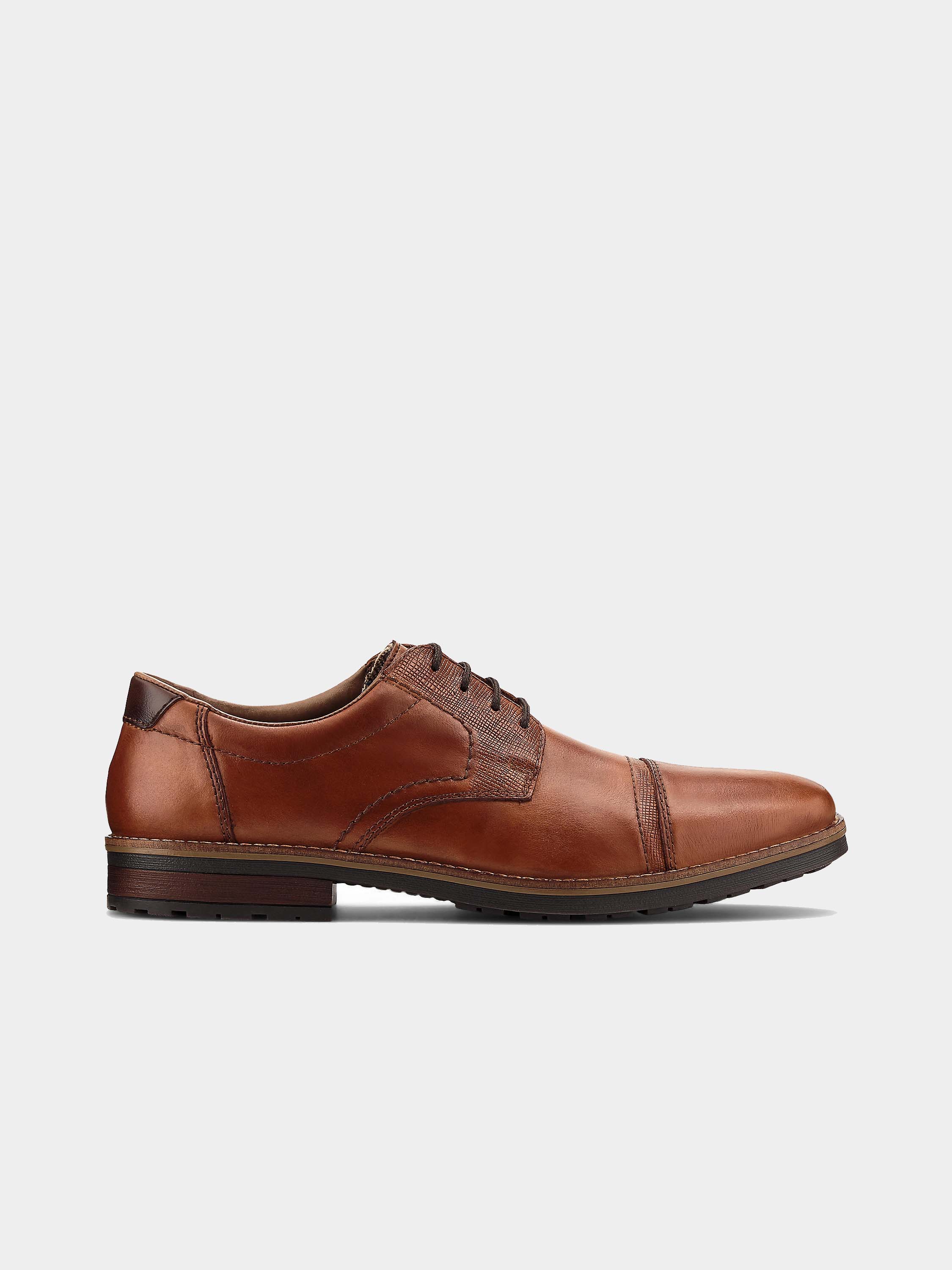 Rieker 13210 Men's Formal Shoes #color_Brown