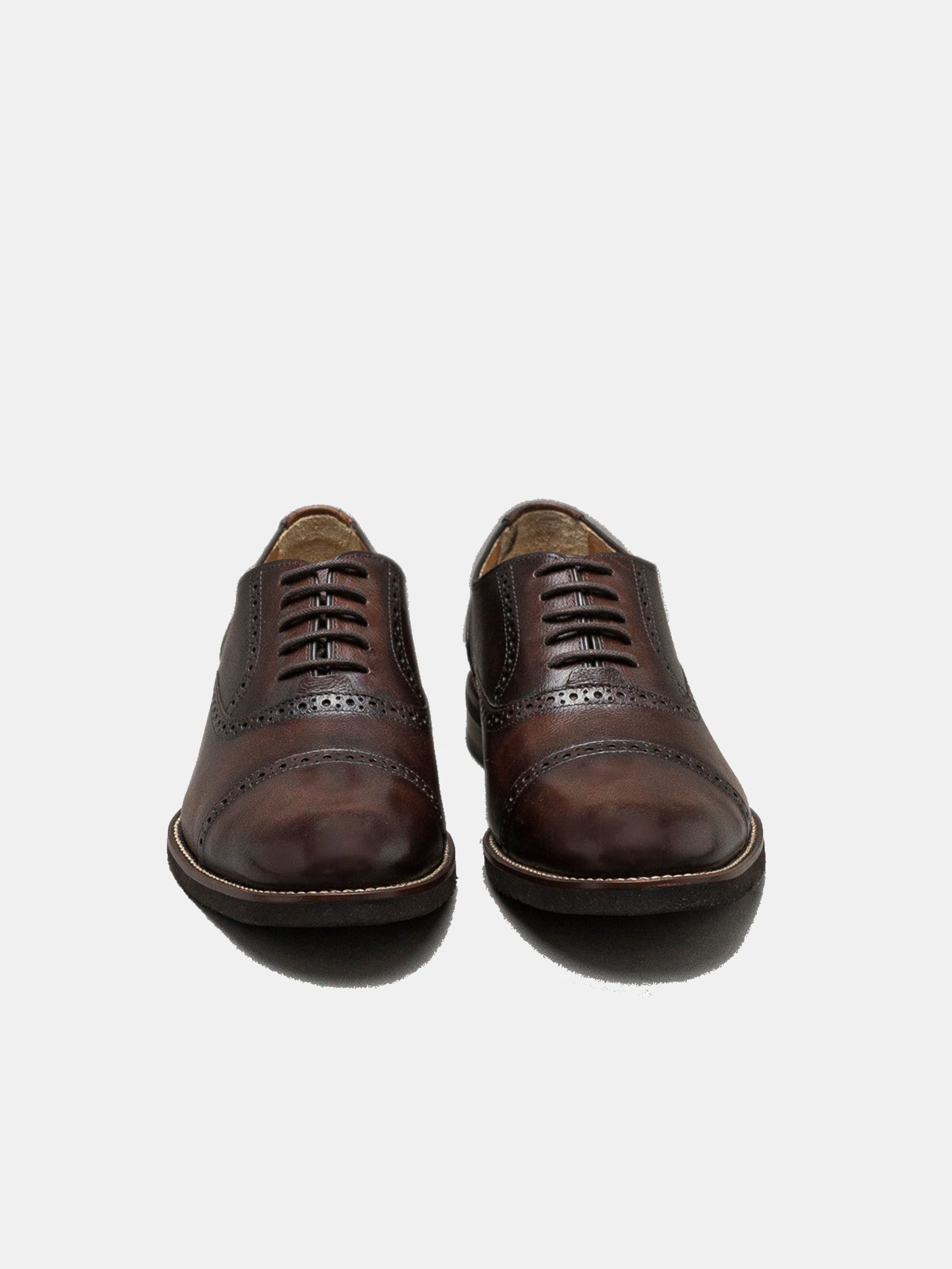 Democrata Men's Roy Lace Up Shoes #color_Brown