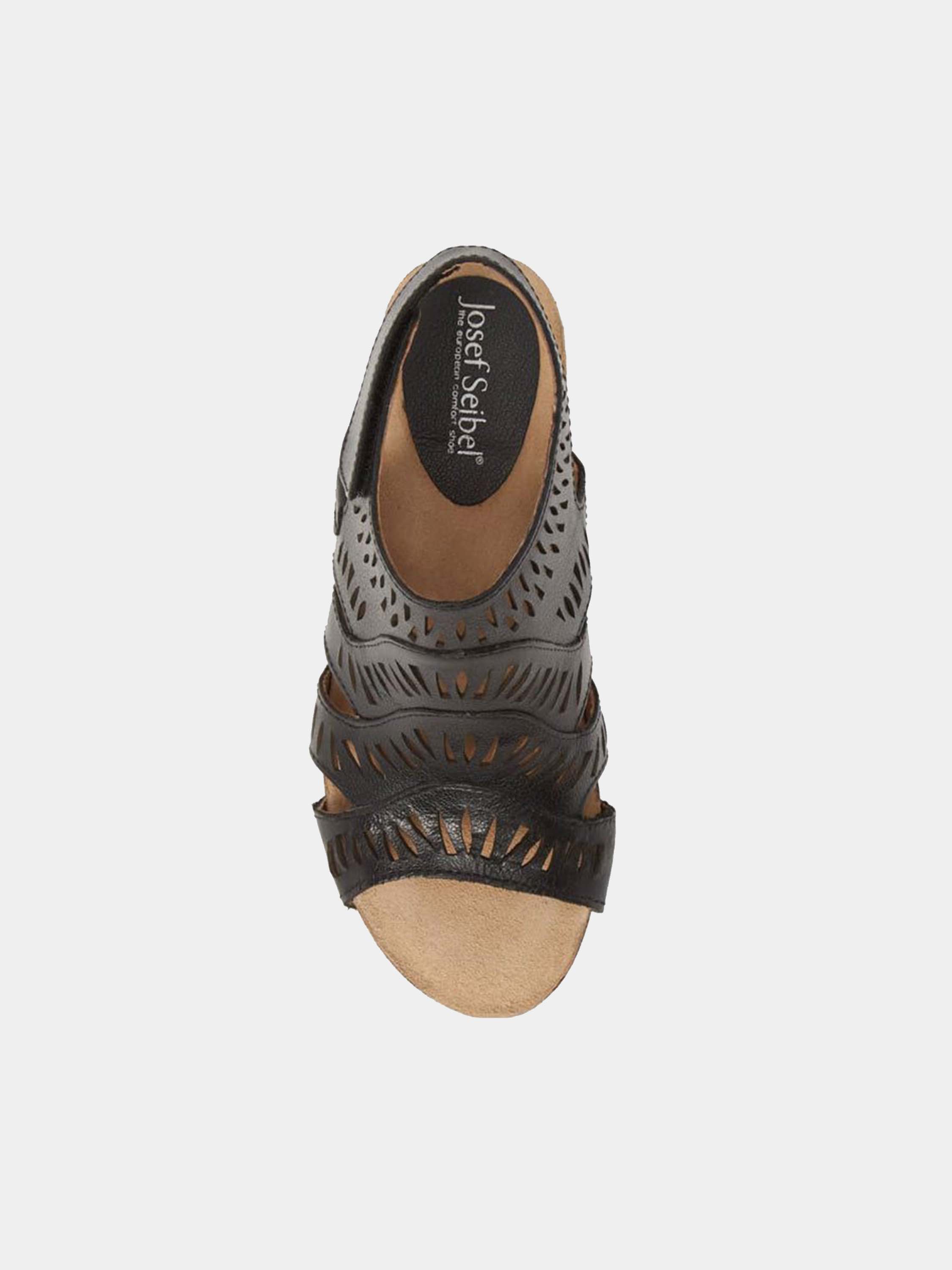 Josef Seibel Sunny 02 Back Strap Sandals #color_Black