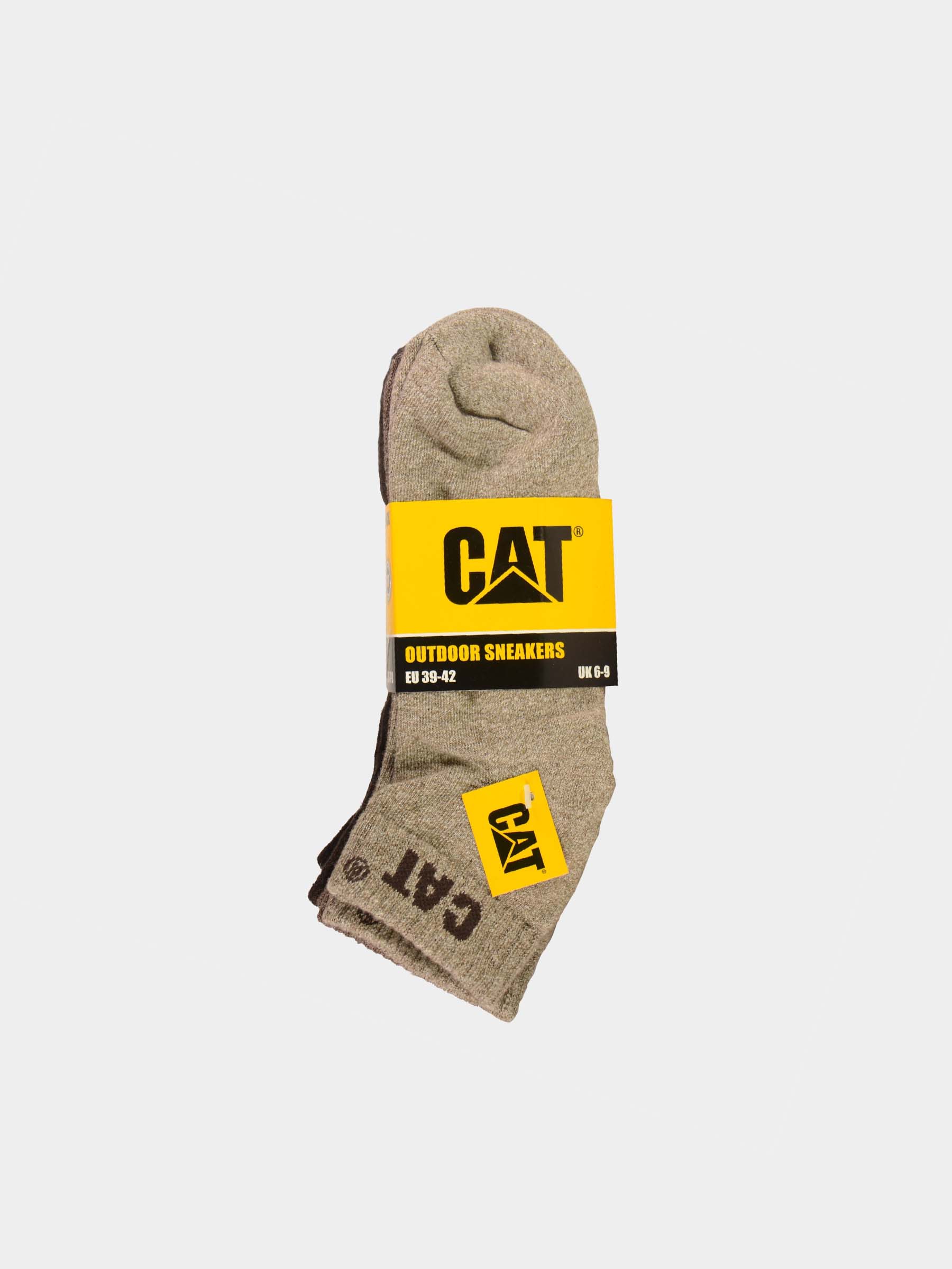 Caterpillar Outdoor Sneakers Ankle Socks (3 Pack) #color_Multi