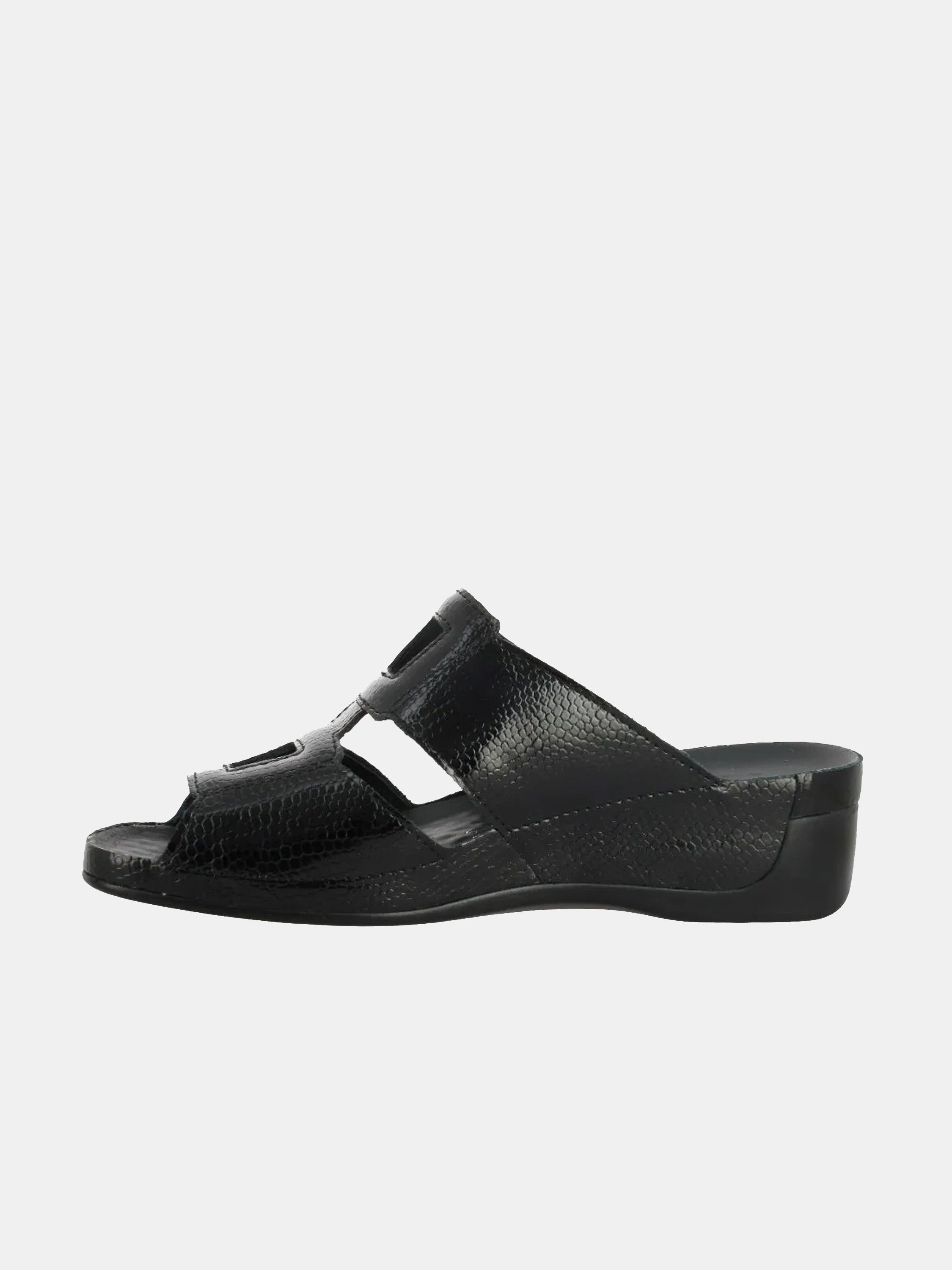 Vital 0813AS Women's Tina - Madame Slider Sandals #color_Black
