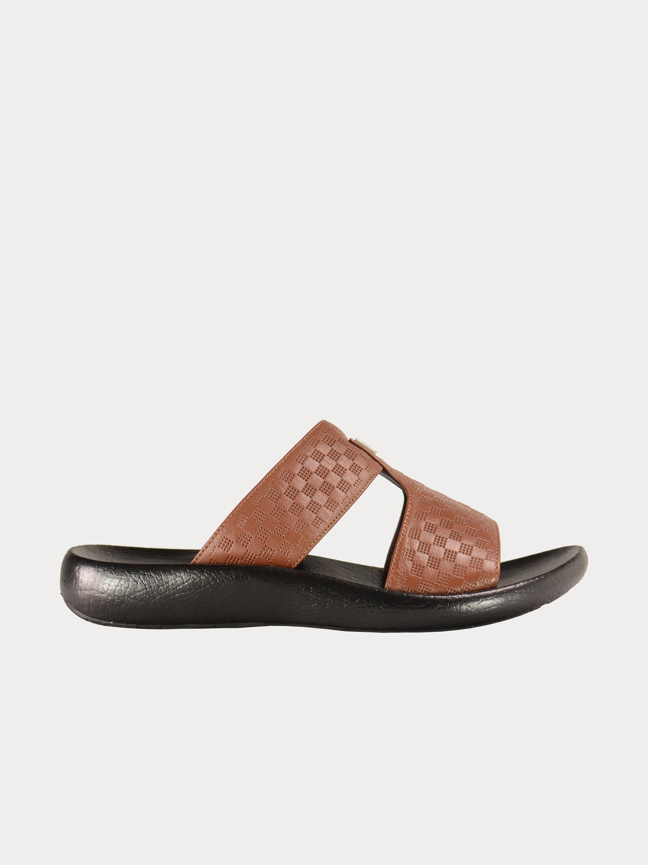 Barjeel Uno 0190510 Check Arabic Sandals #color_Brown