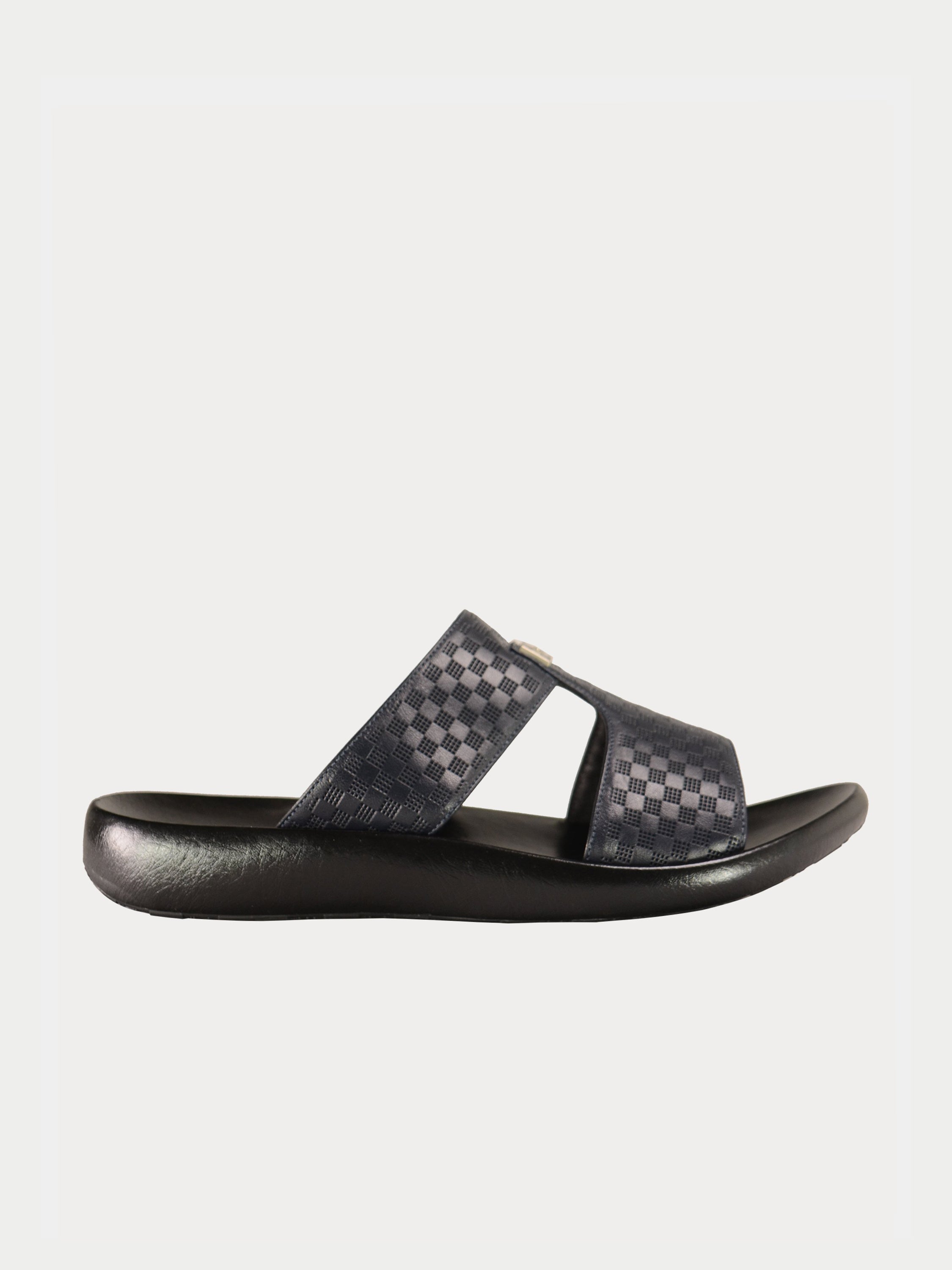 Barjeel Uno 0190510 Check Arabic Sandals #color_Navy