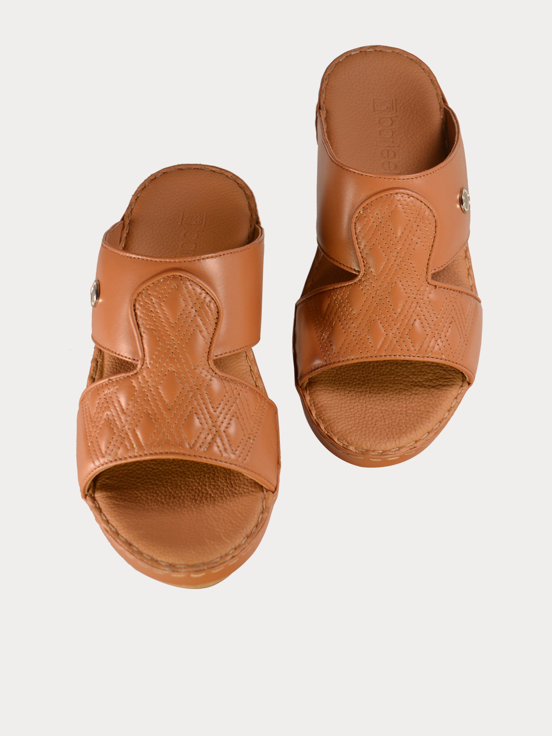Barjeel Uno 021143 Diamer Men's Arabic Sandals #color_Tan
