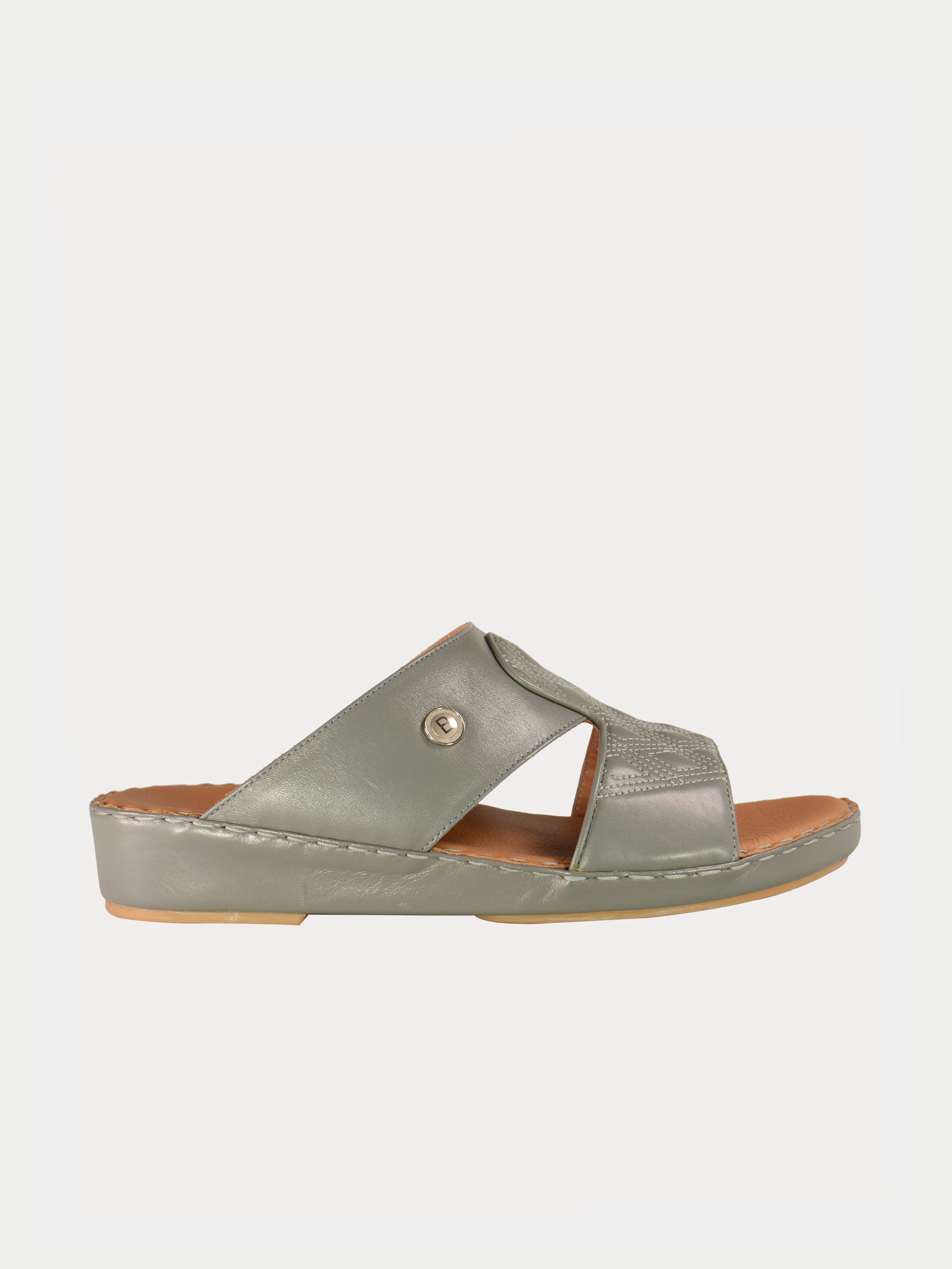 Barjeel Uno 021143 Diamer Men's Arabic Sandals #color_Grey