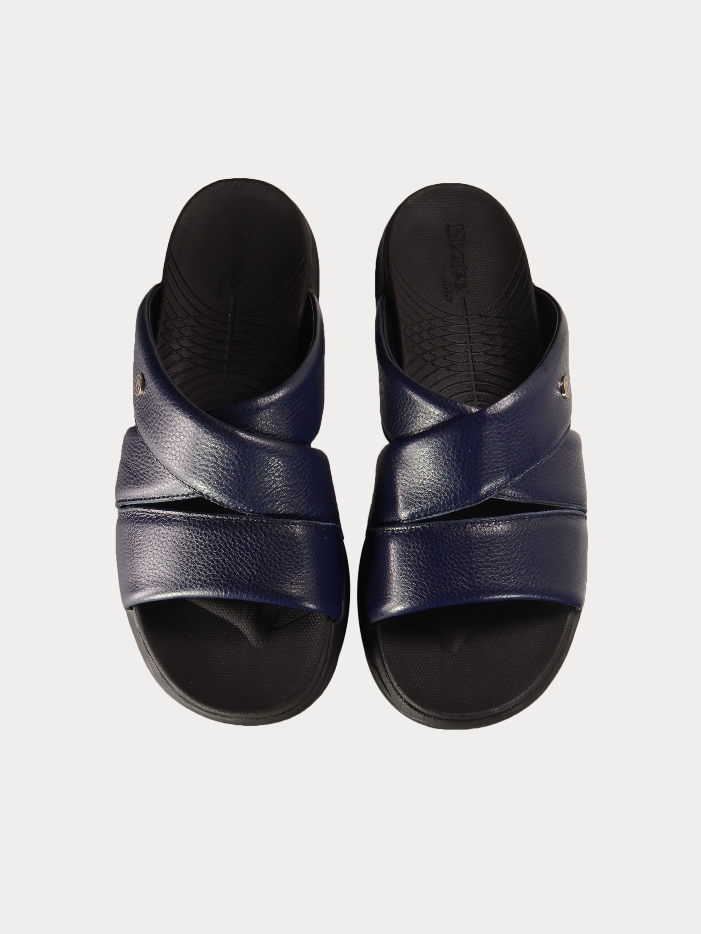 Barjeel Uno 152121 Faux Men's Arabic Sandals #color_Black