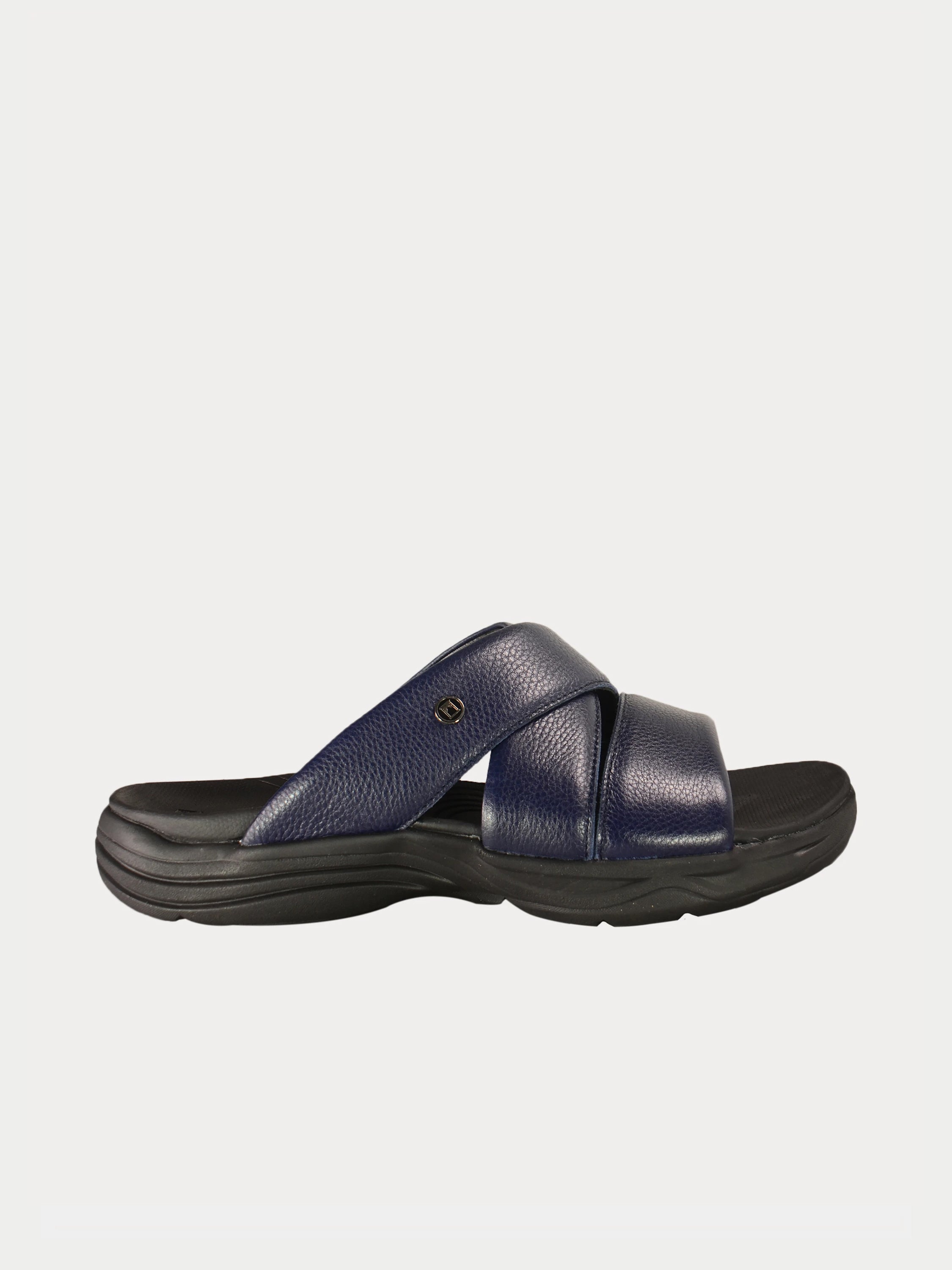Barjeel Uno 152121 Faux Men's Arabic Sandals #color_Navy