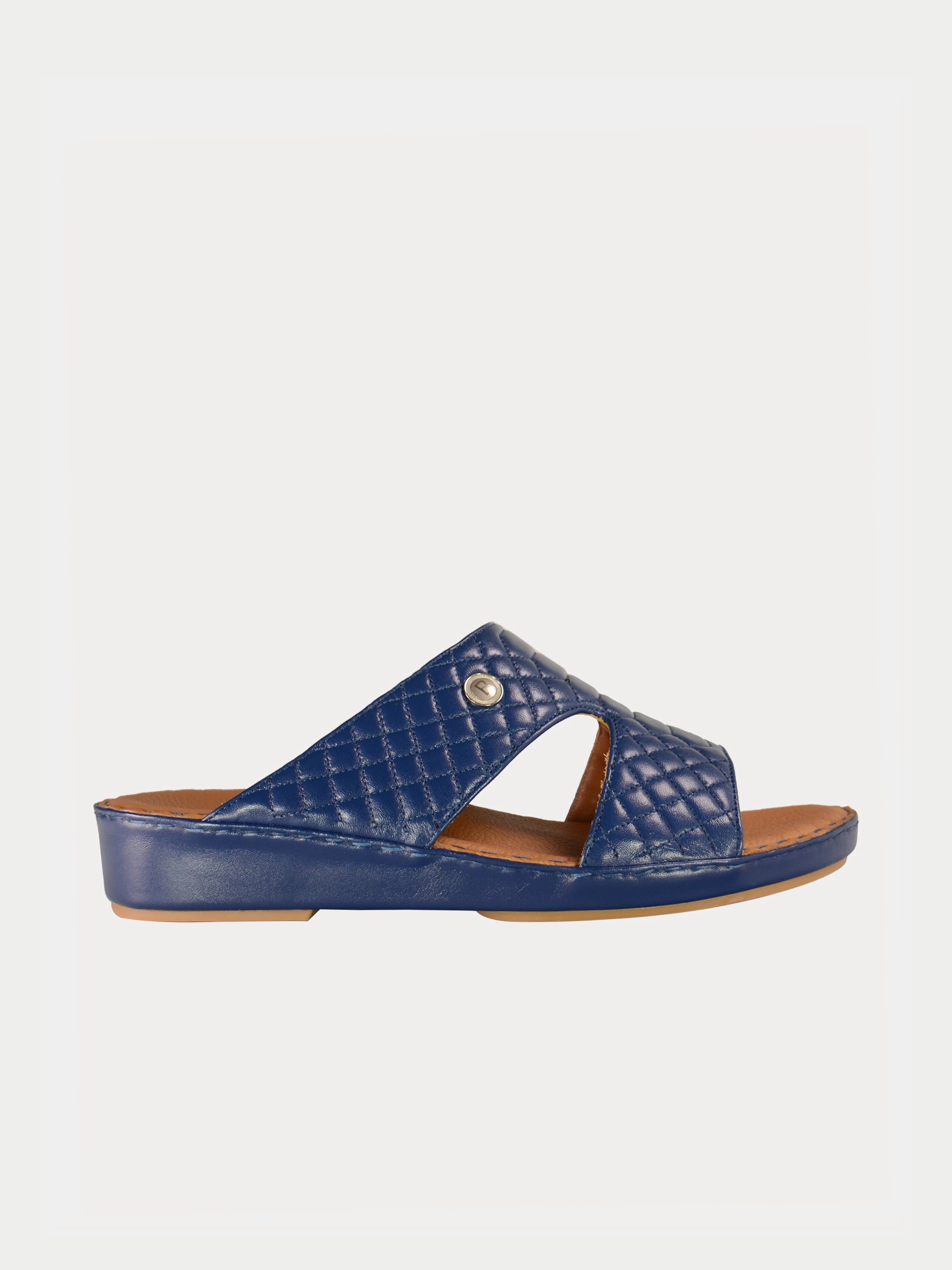 Barjeel Uno 021132 Lattice Design Arabic Sandals #color_Blue
